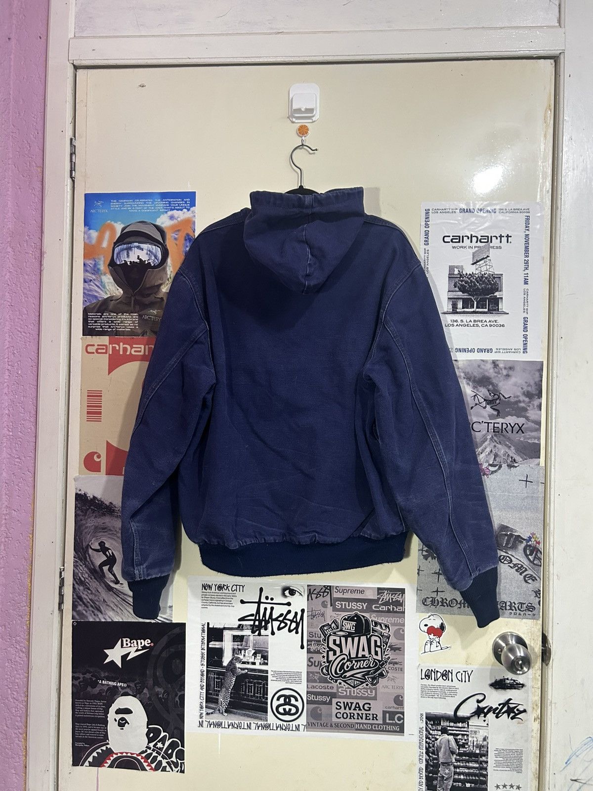 Carhartt Duck Carharrt JR102 NAVY 90’s Size US L / EU 52-54 / 3 - 13 Thumbnail