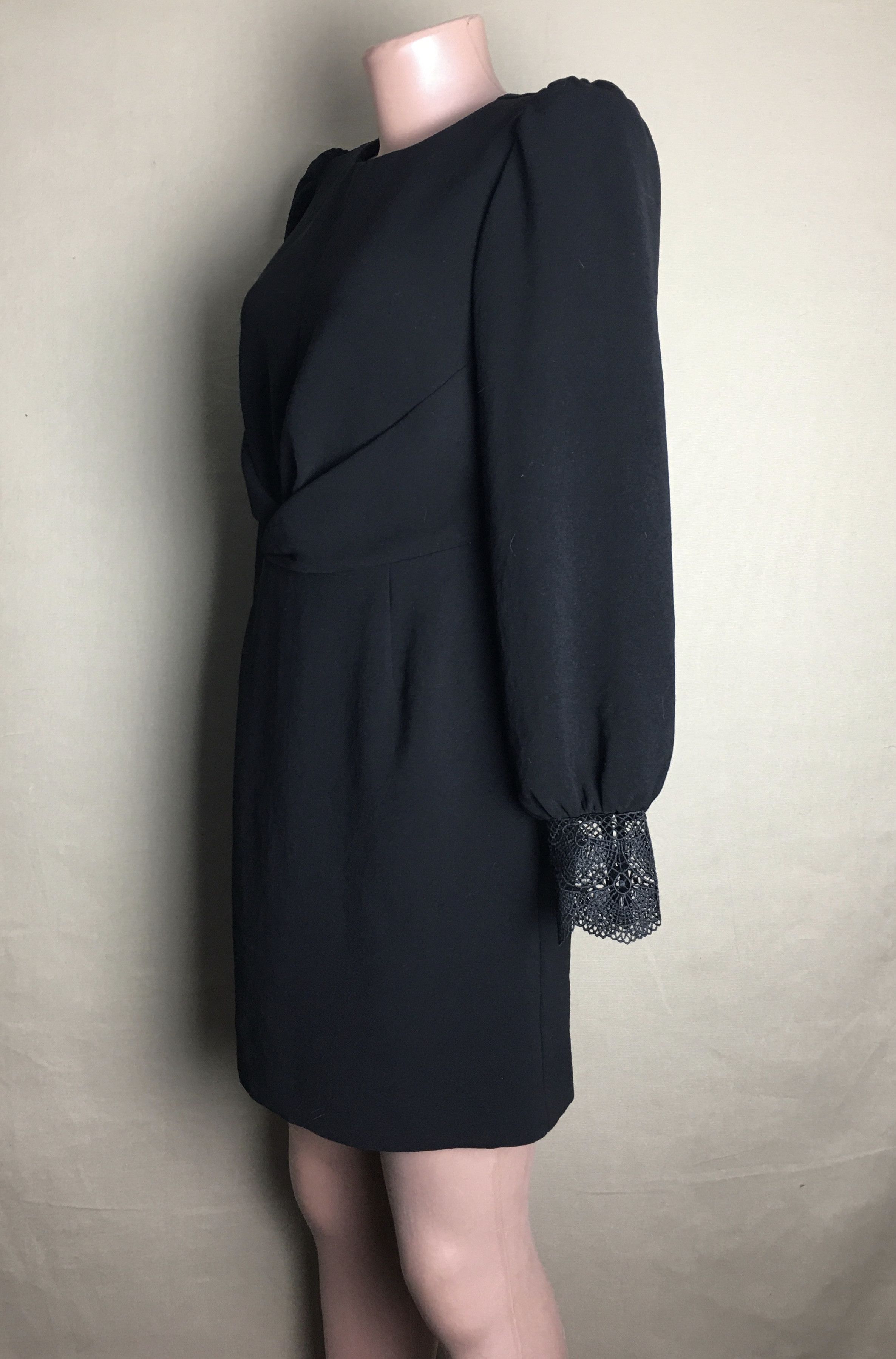 Sezane Sezane Perle Black Design Dress Size EU 34 Size XS / US 0-2 / IT 36-38 - 5 Thumbnail