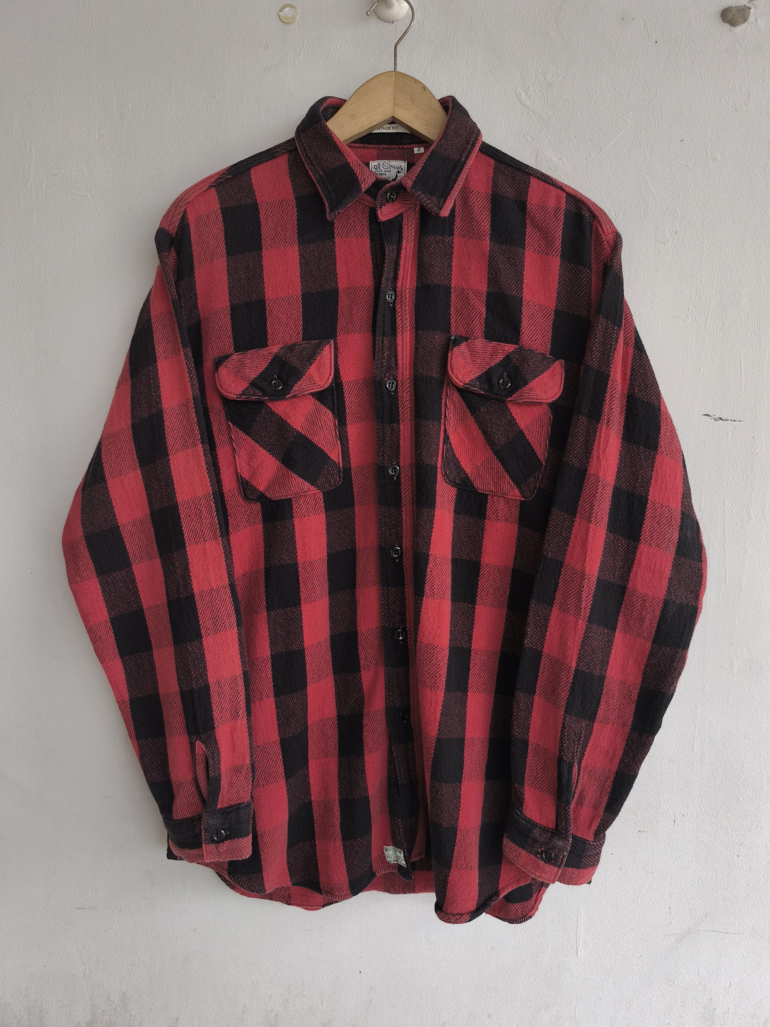 Orslow buffalo plaid flannel shirt