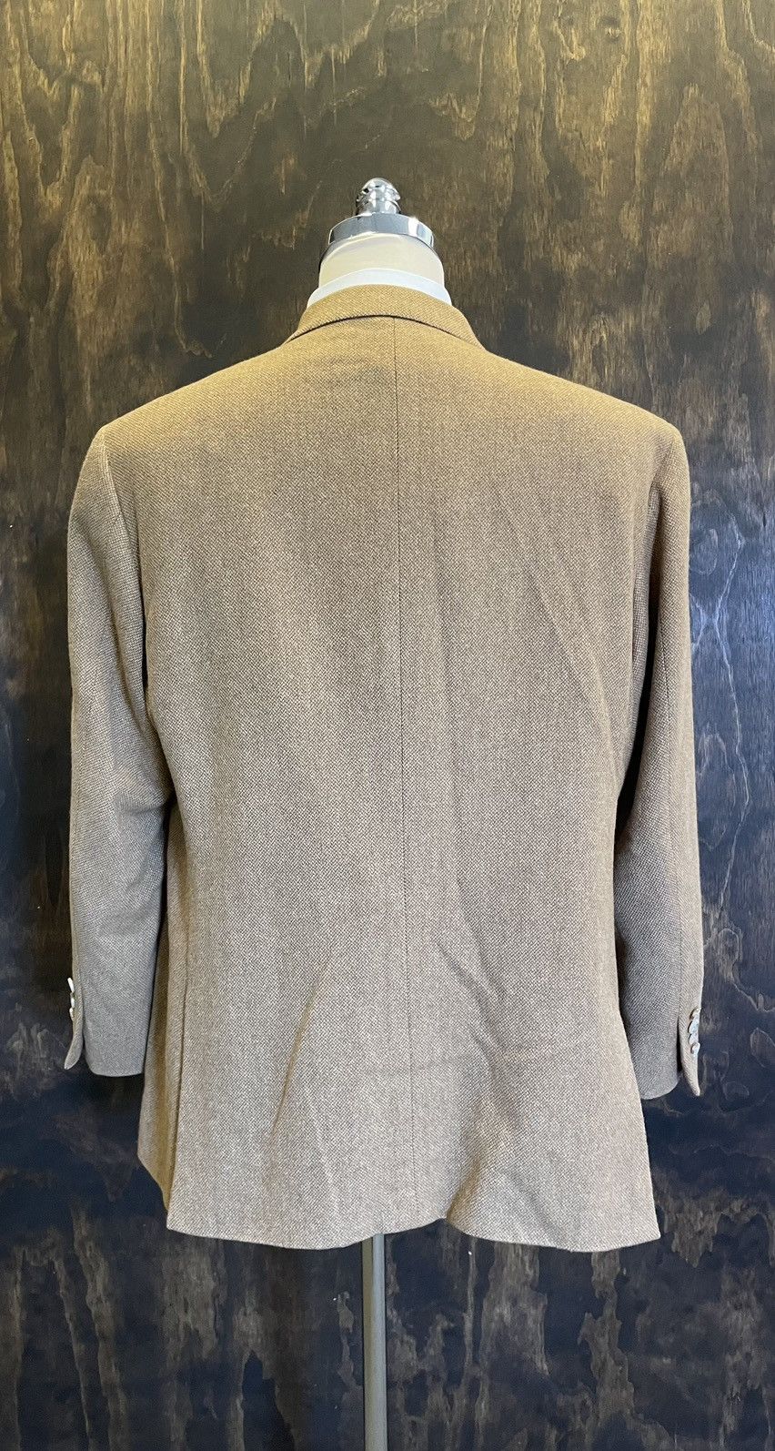 Polo Ralph Lauren × Vintage Vintage Hopsack Cashmere Jacket Size 46R - 4 Thumbnail
