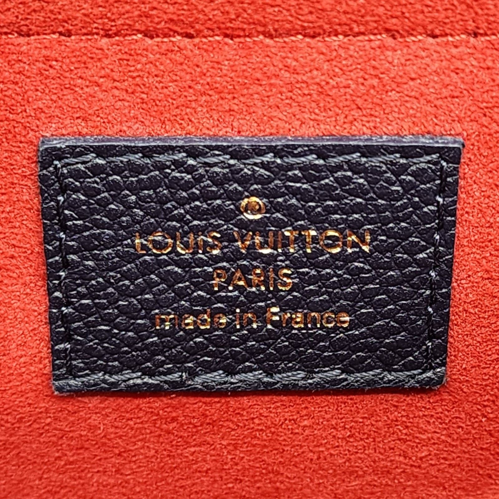 Saint Sulpice PM LV Empreinte Leather Crossbody Bag Blue GHW