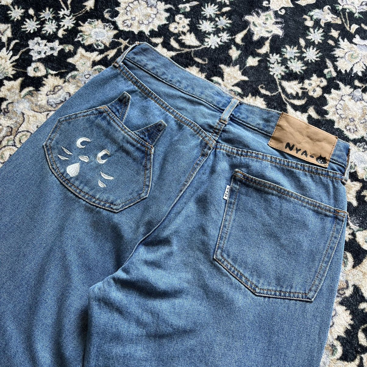 Ne-Net Vintage Ne-Net Japan Cat Back Pocket Denim - Issey Miyake Size 28" / US 6 / IT 42 - 5 Thumbnail