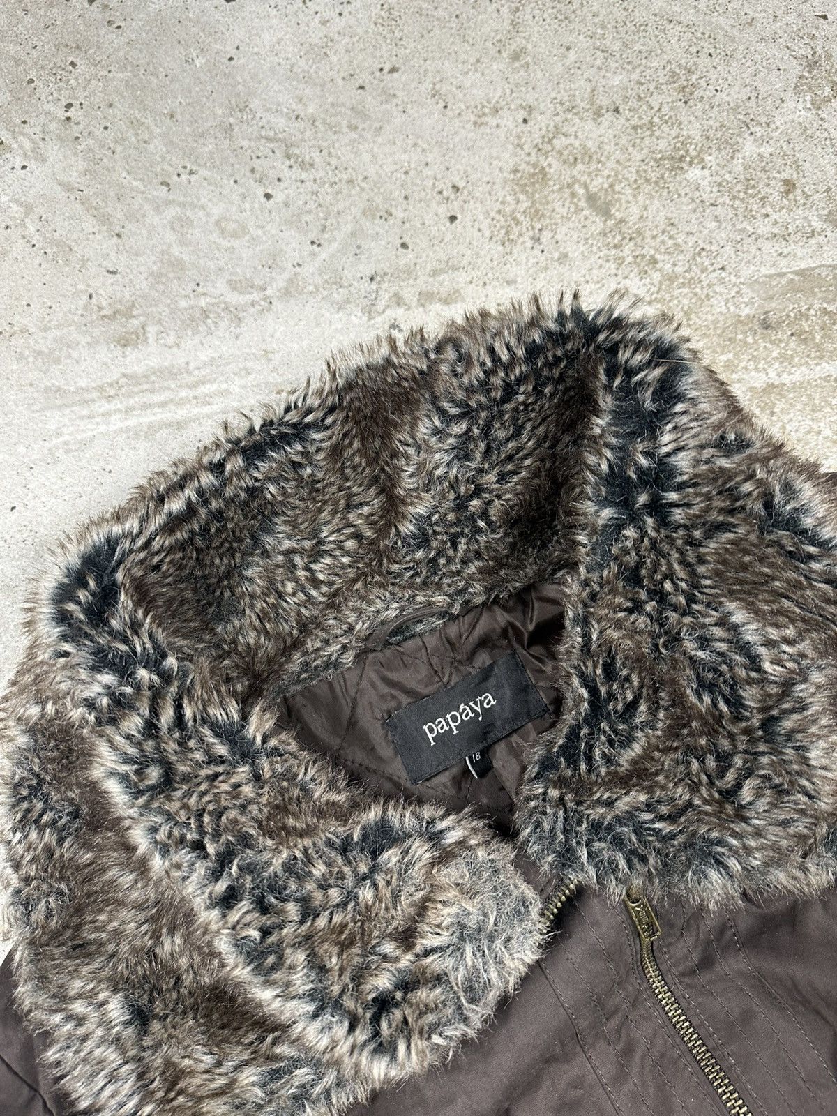 If Six Was Nine × Japanese Brand × Le Grande Bleu (L.G.B.) Vintage Y2K Faux Fur Brown Afghan Bomber Jacket penny lane Size US M / EU 48-50 / 2 - 7 Thumbnail