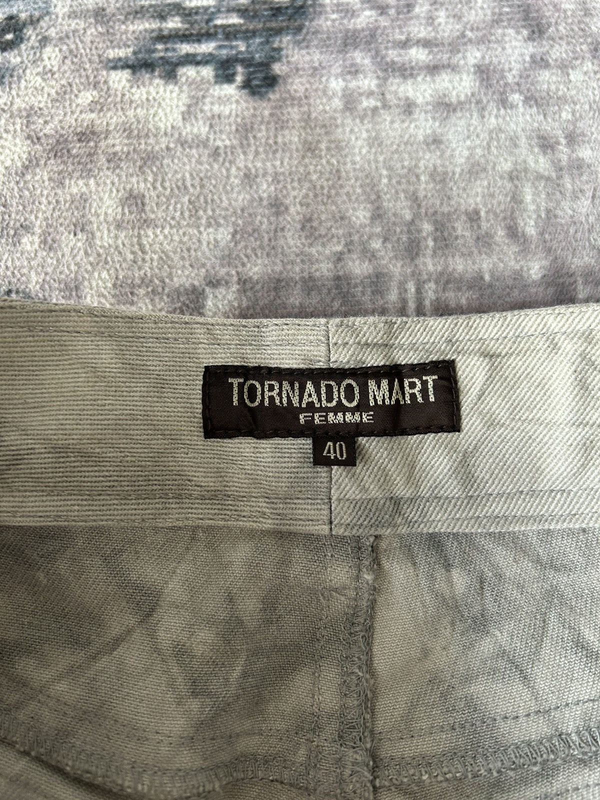 Tornado Mart Tornado Mart Punk Flared Wrinkled Pants Size US 30 / EU 46 - 18 Thumbnail