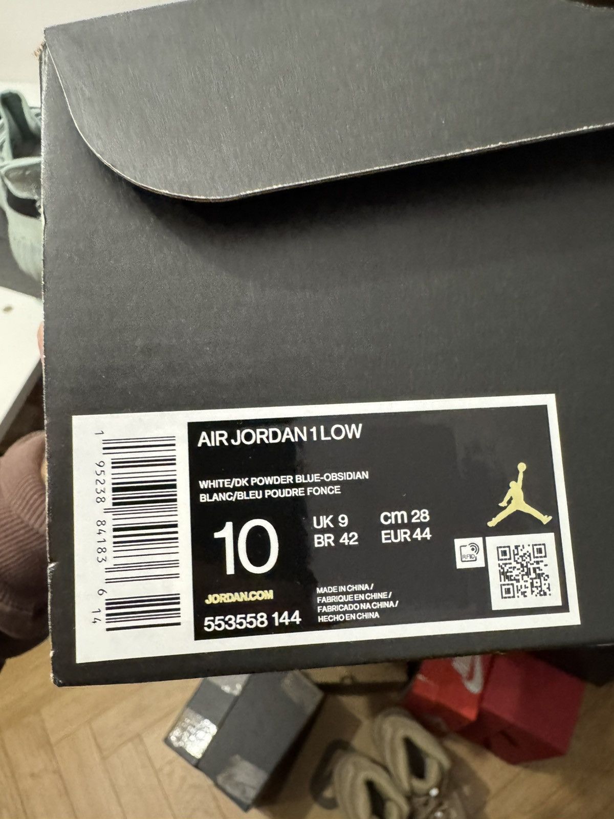 Jordan Brand × Nike Jordan 1 Low University Blue rare Size US 10 / EU 43 - 7 Thumbnail
