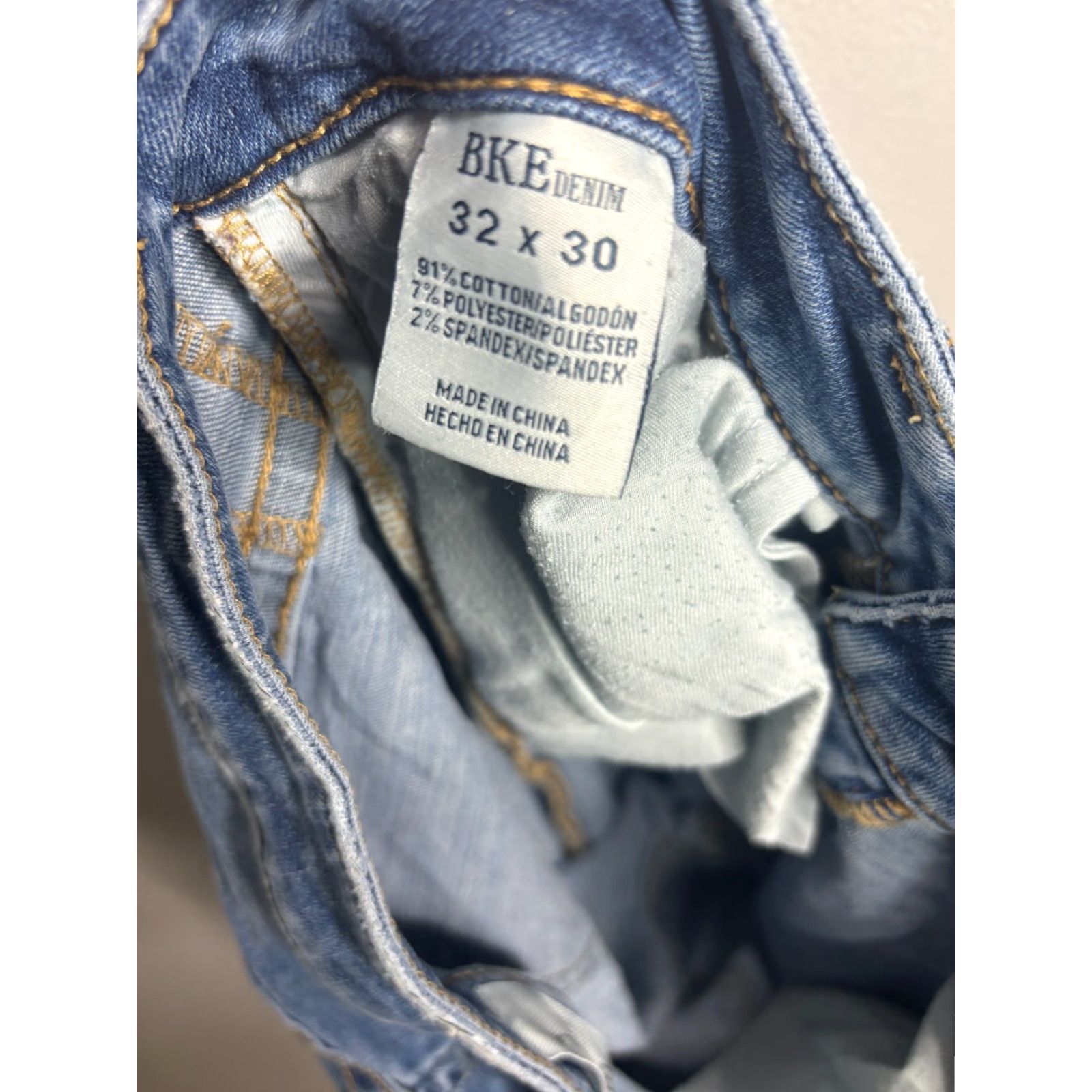 Vintage Buckle BKE Stella Jeans Bootcut Blue Size 32 Regular Women’s Denim 5-Pocket Stretch Size 24" / US 00 / IT 34 - 6 Thumbnail