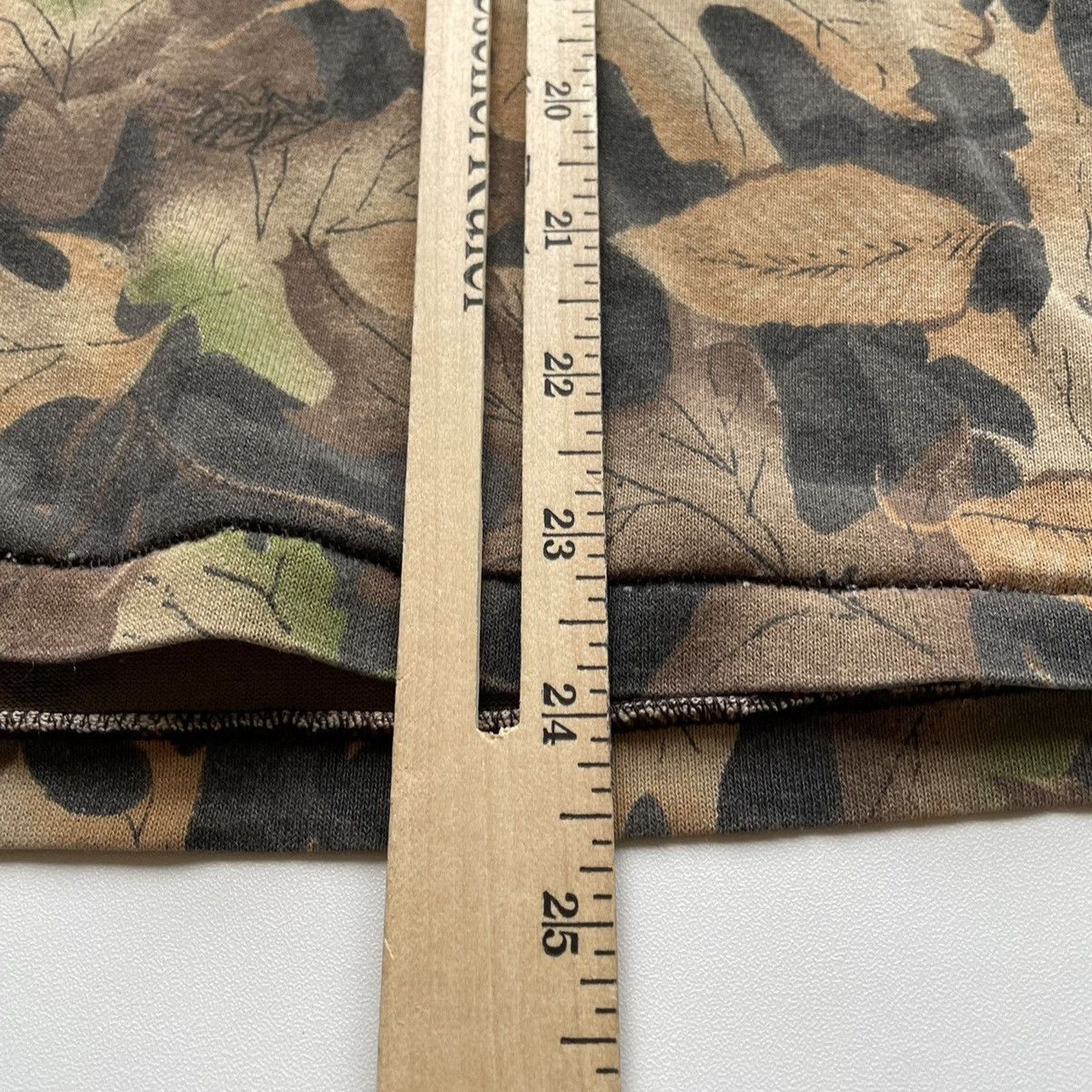 Vintage Vintage 1990s Real Tree Leaf Camo Graphic Long Sleeve Shirt Size US S / EU 44-46 / 1 - 5 Thumbnail