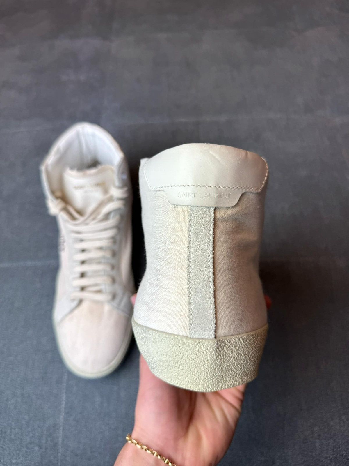 Saint Laurent Paris × Yves Saint Laurent SAINT LAURENT HI TOP SNEAKERS Size US 8.5 / EU 41-42 - 8 Thumbnail