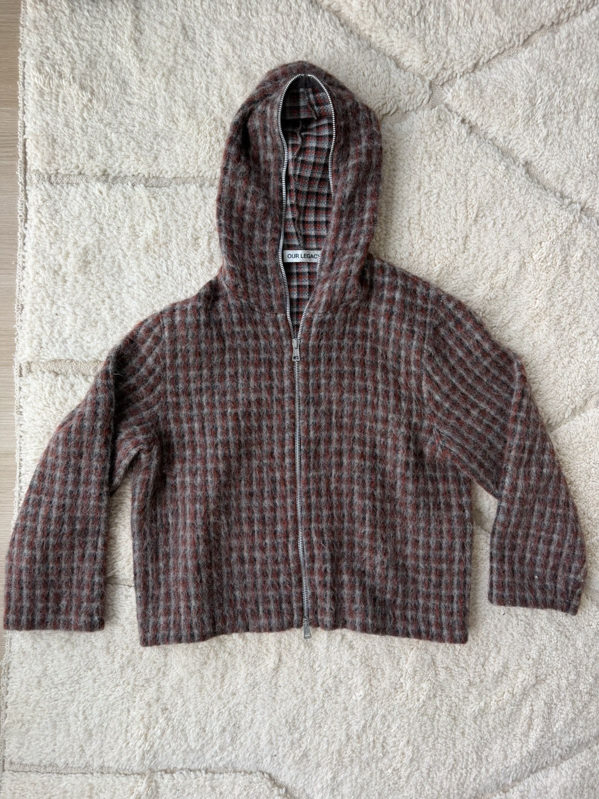 Our Legacy Full Zip Hood Boston Check