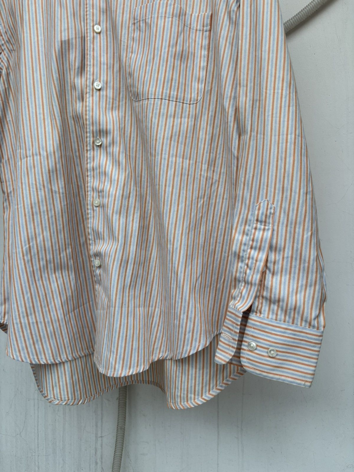 Loro Piana Striped Cotton Shirt Size US XL / EU 56 / 4 - 6 Thumbnail
