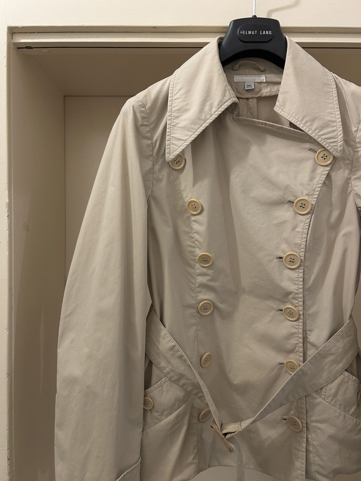Helmut Lang Helmut Lang AW 2004 double breasted short coat Size M / US 6-8 / IT 42-44 - 4 Thumbnail
