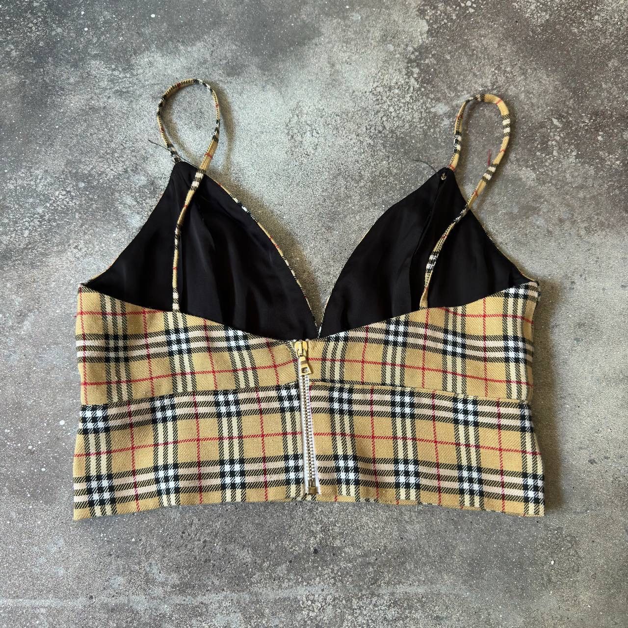 Hysteric Glamour × Vintage Burberry style Super Sexy Vintage Nova Check Crop Top Size M / US 6-8 / IT 42-44 - 5 Thumbnail