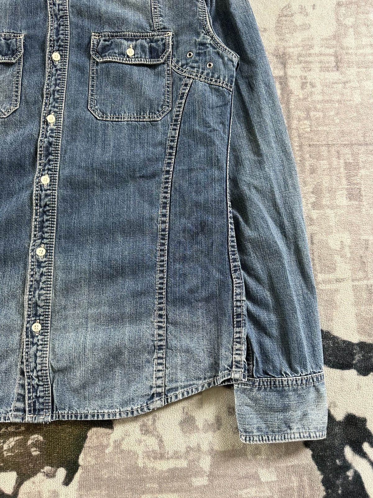 Kiminori Morishita × Tete Homme Archive Tete Homme denim shirt Size US M / EU 48-50 / 2 - 4 Thumbnail