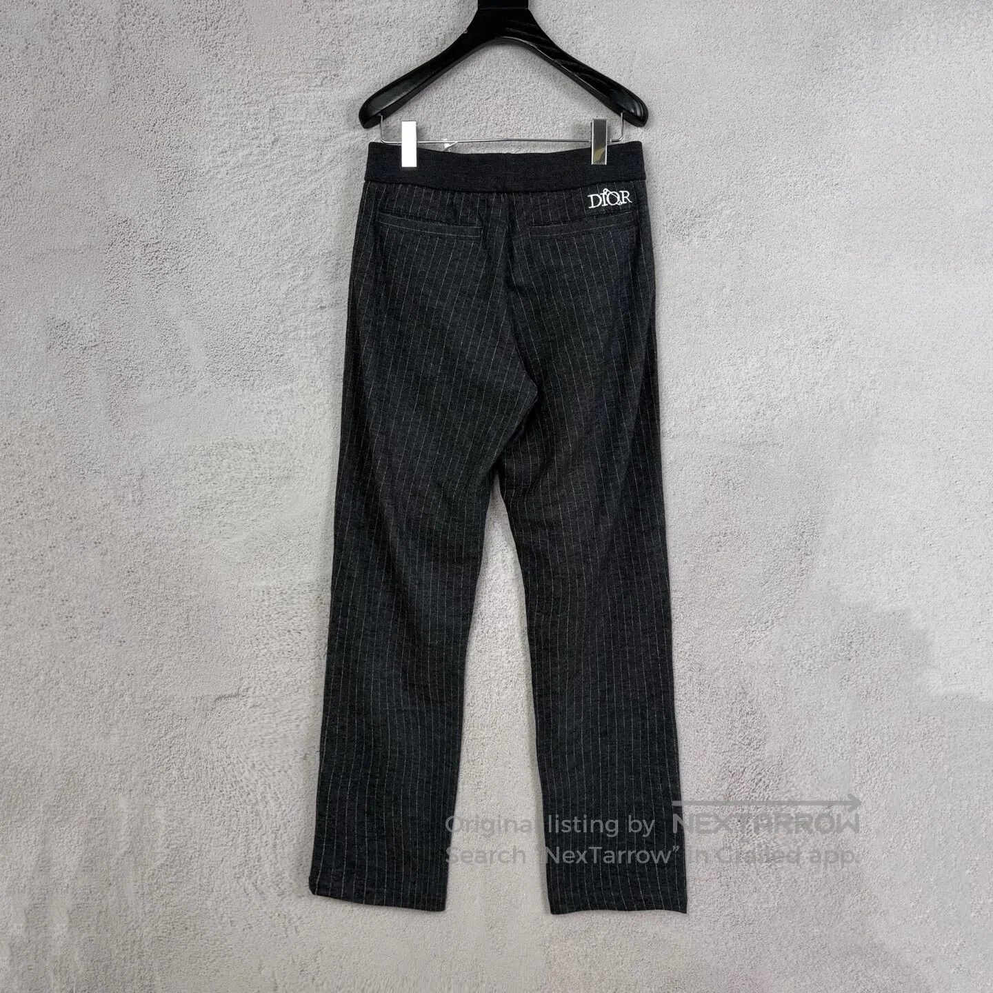 Dior Dior sizeS Pin-tipped wool striped trousers Size 34R - 2 Thumbnail