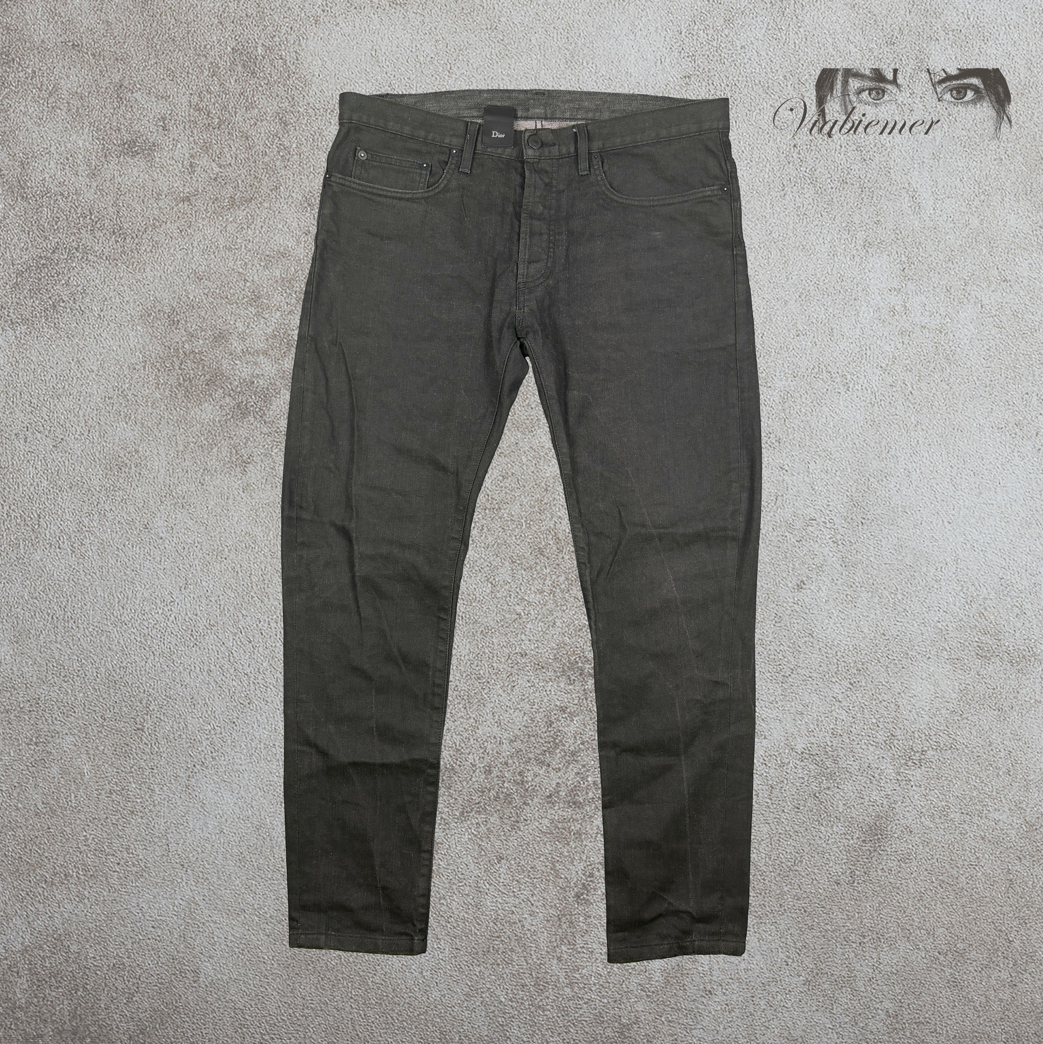 Dior Dior Waxed Denim Size US 33 - 1 Thumbnail
