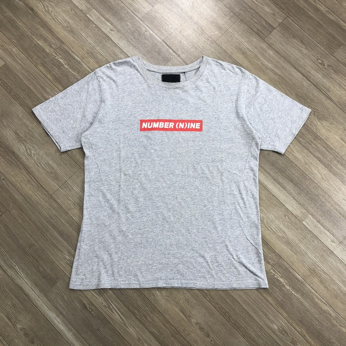 Japanese Brand × Number (N)ine × Takahiromiyashita The Soloist. Vintage Number (N)ine Spell Out Logo Box Tee Size US L / EU 52-54 / 3 - 1 Thumbnail