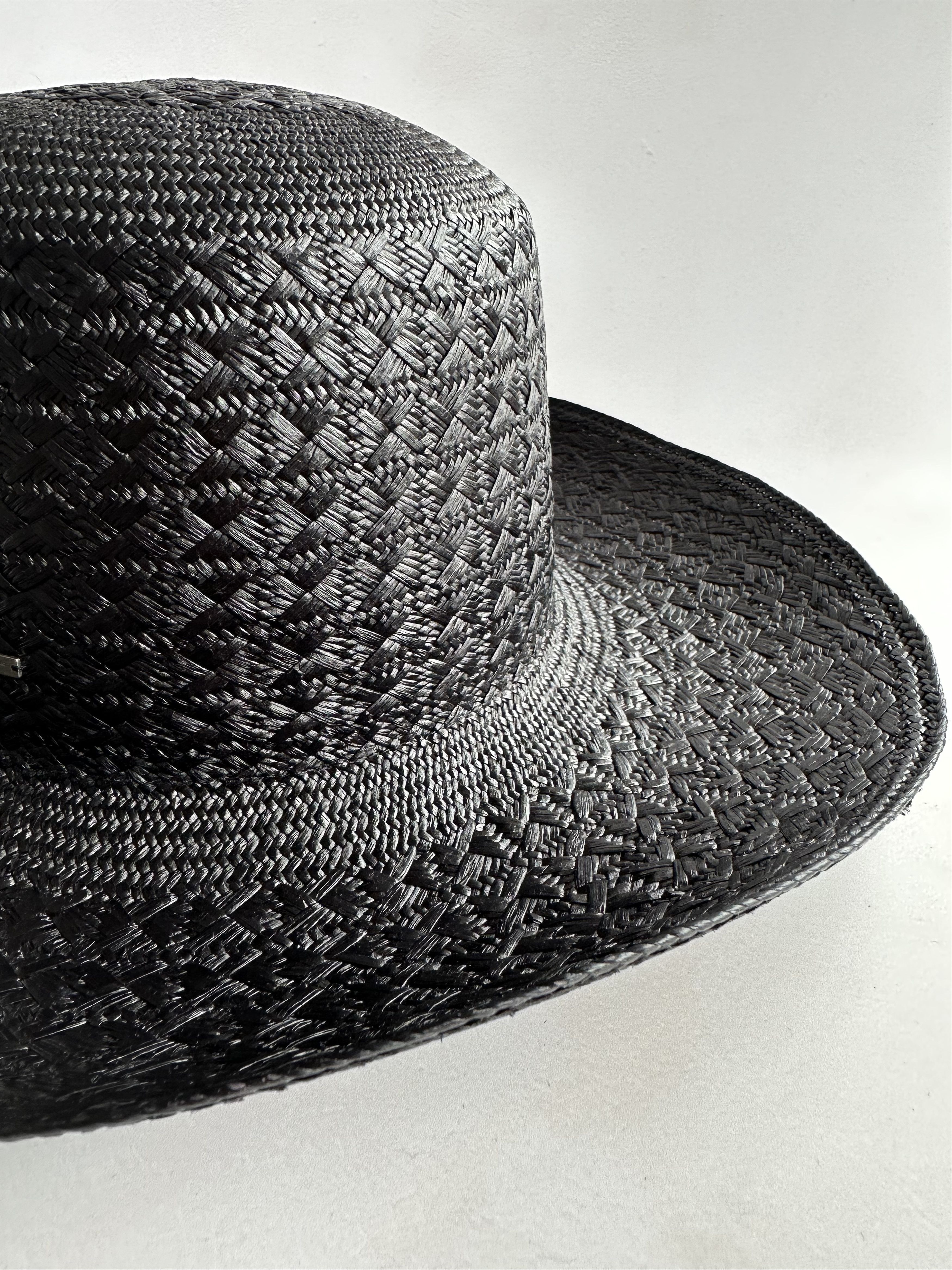 Saint Laurent Paris Saint Laurent Black Fedora Hat Size ONE SIZE - 10 Thumbnail