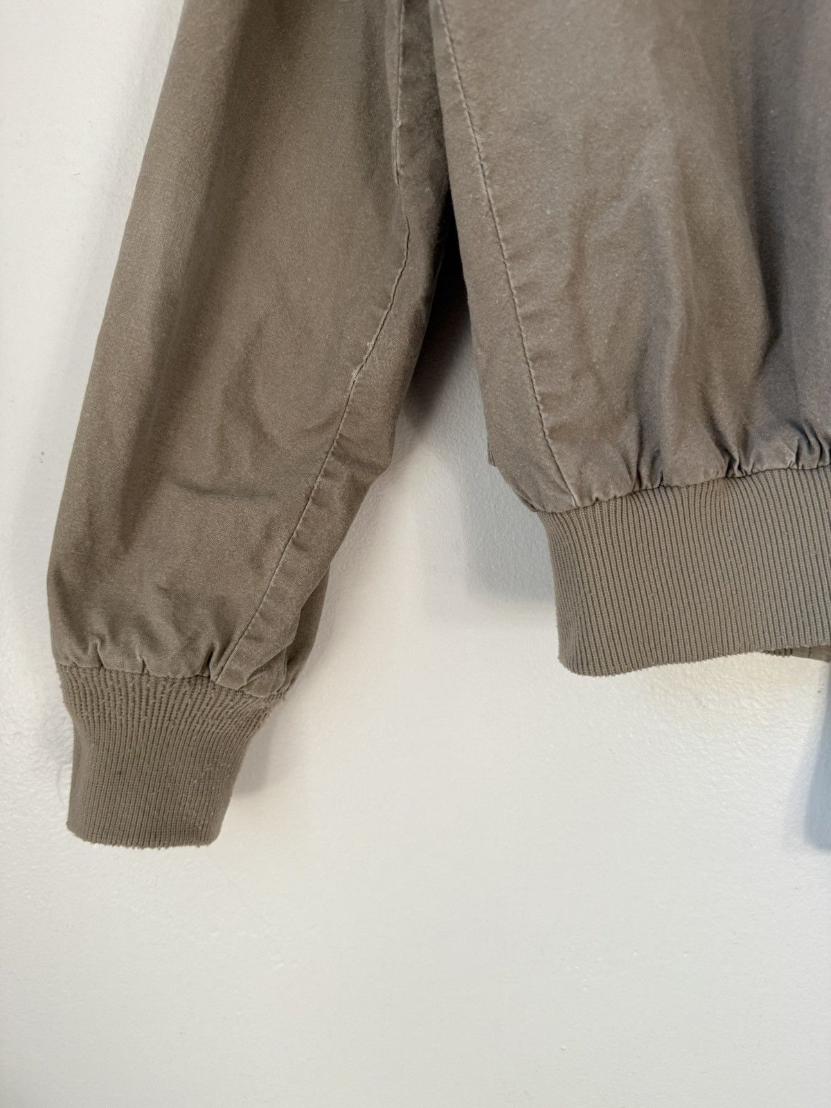 L.L. Bean × Vintage 80s Vintage Field Bomber Jacket Sage Khaki Cotton/Nylon USA Size US M / EU 48-50 / 2 - 9 Thumbnail