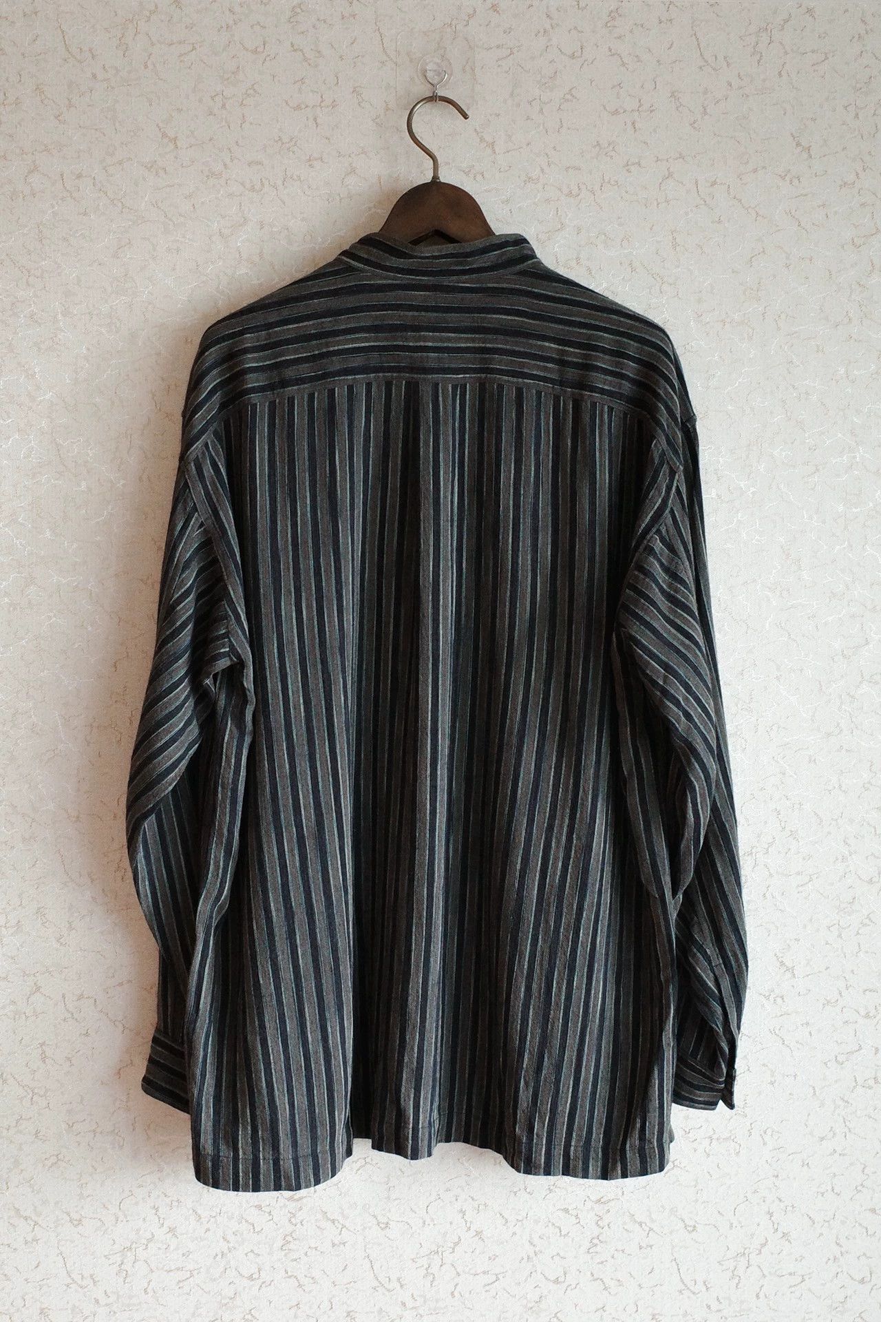 Issey Miyake Issey Miyake Permanente 80s Rayon-Wool Mix Shirt M Size US M / EU 48-50 / 2 - 3 Thumbnail