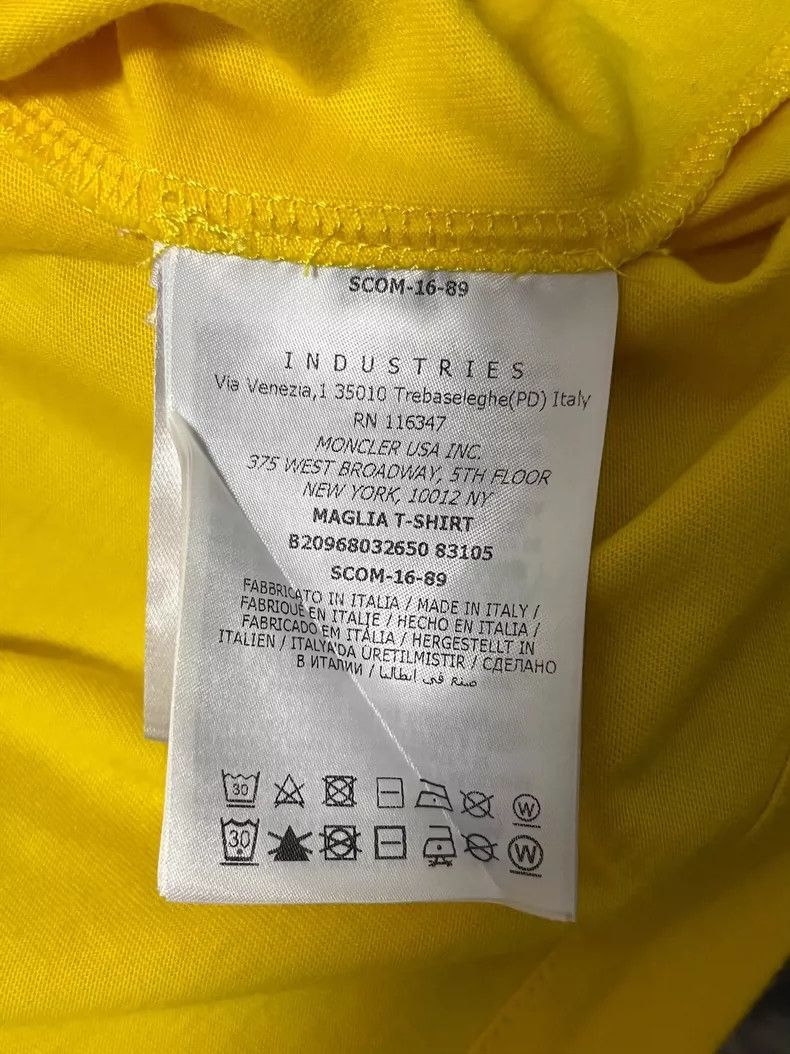 Moncler Moncler New Moncler Men's Short Sleeve T-Shirt-2506 Size US M / EU 48-50 / 2 - 5 Thumbnail