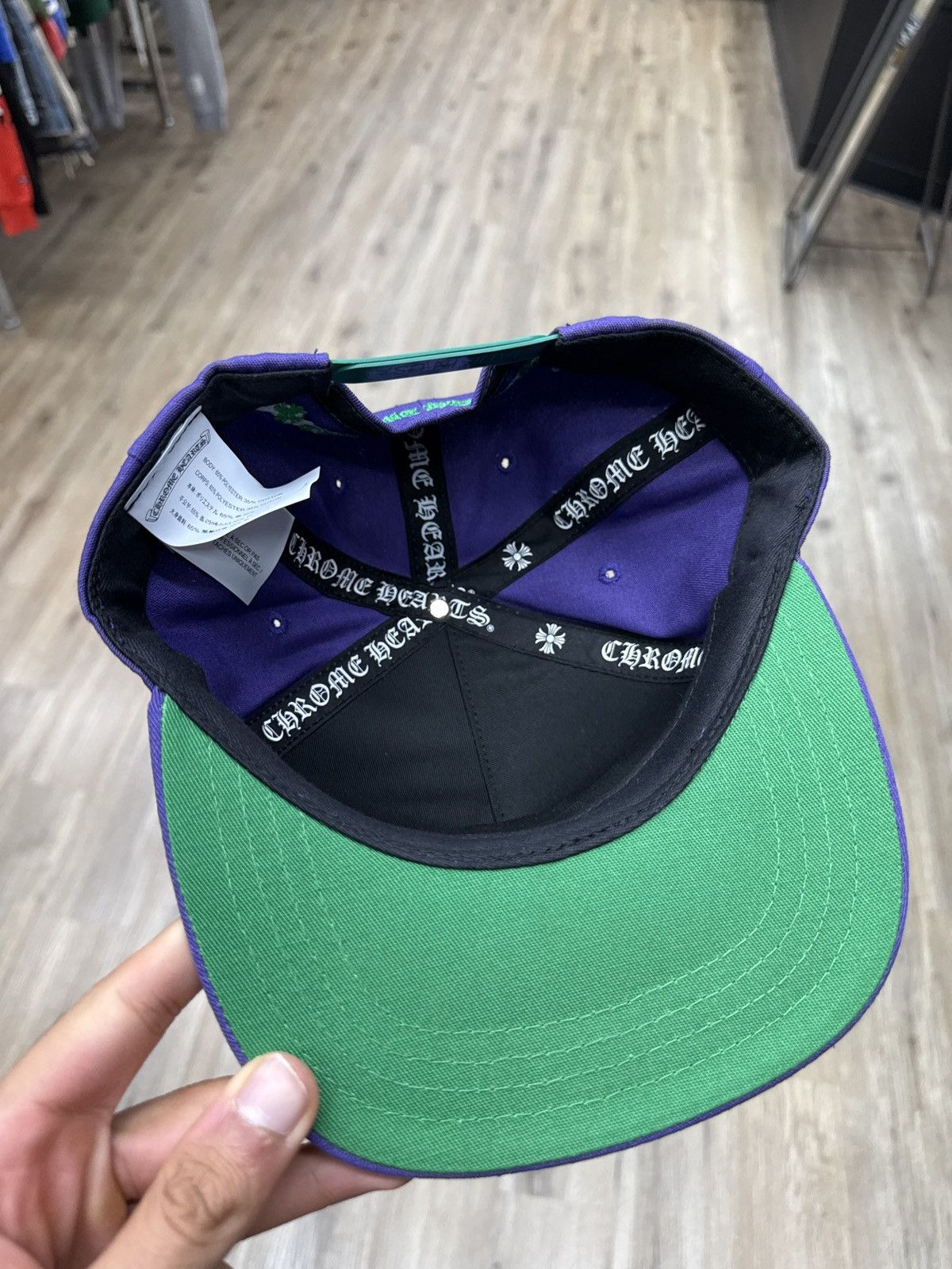 Chrome Hearts Chrome Hearts Purple Trucker Hat Size ONE SIZE - 5 Thumbnail