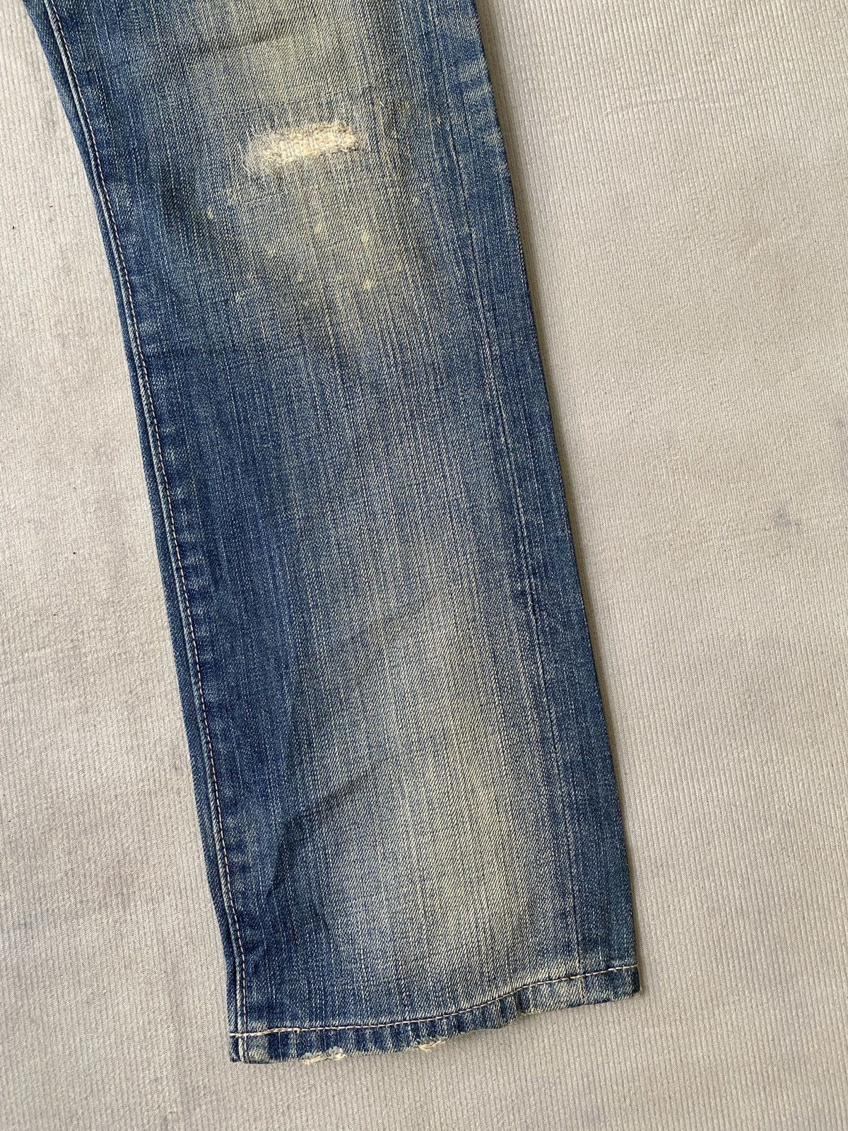 Japanese Brand Lime Inc Japan Usn Marine Patchwork Distressed Design Denim Size US 30 / EU 46 - 7 Thumbnail