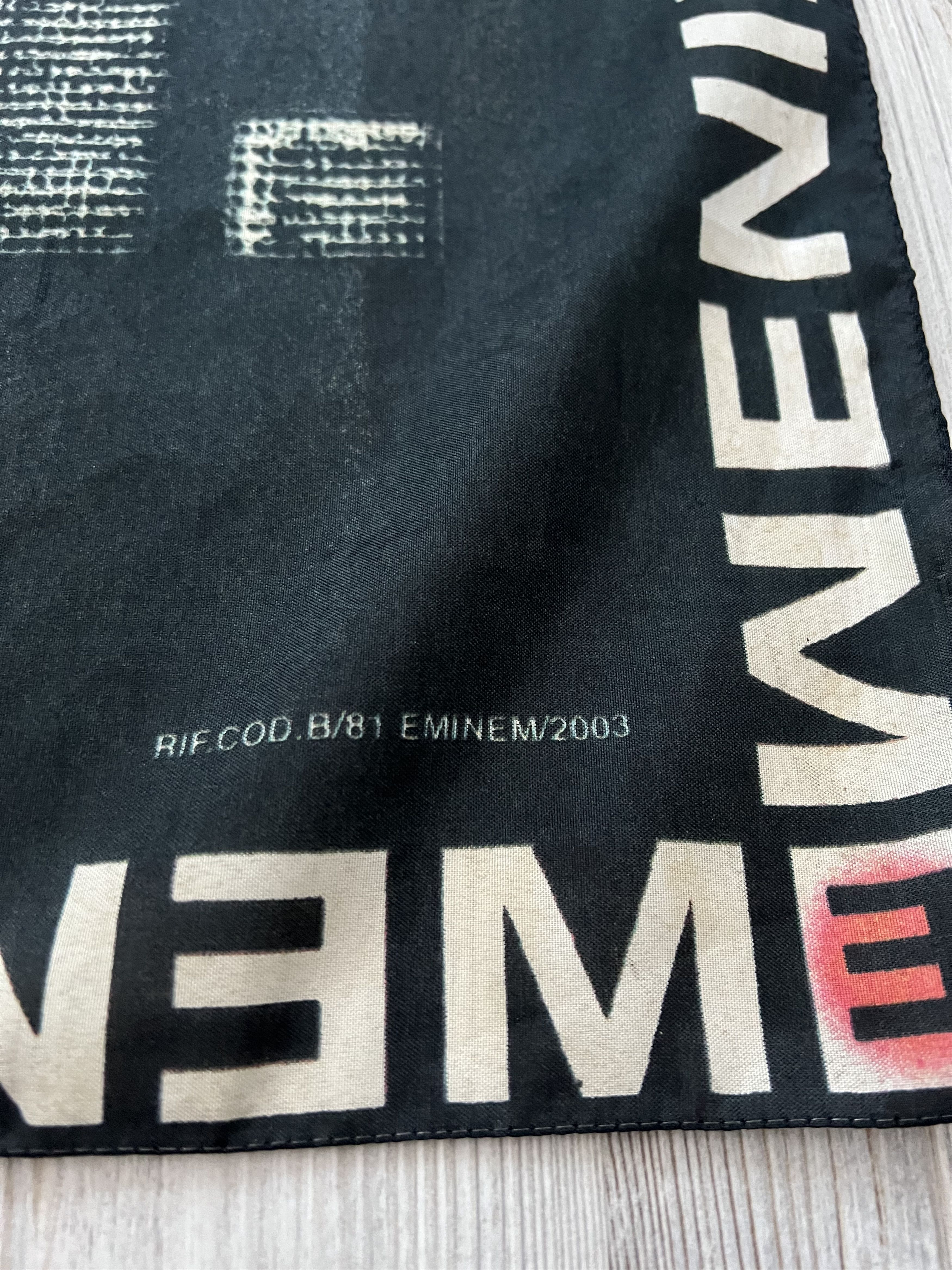 Eminem 2003 Eminem Concert Banner Poster We Die Alone Slim Shady Size ONE SIZE - 3 Thumbnail