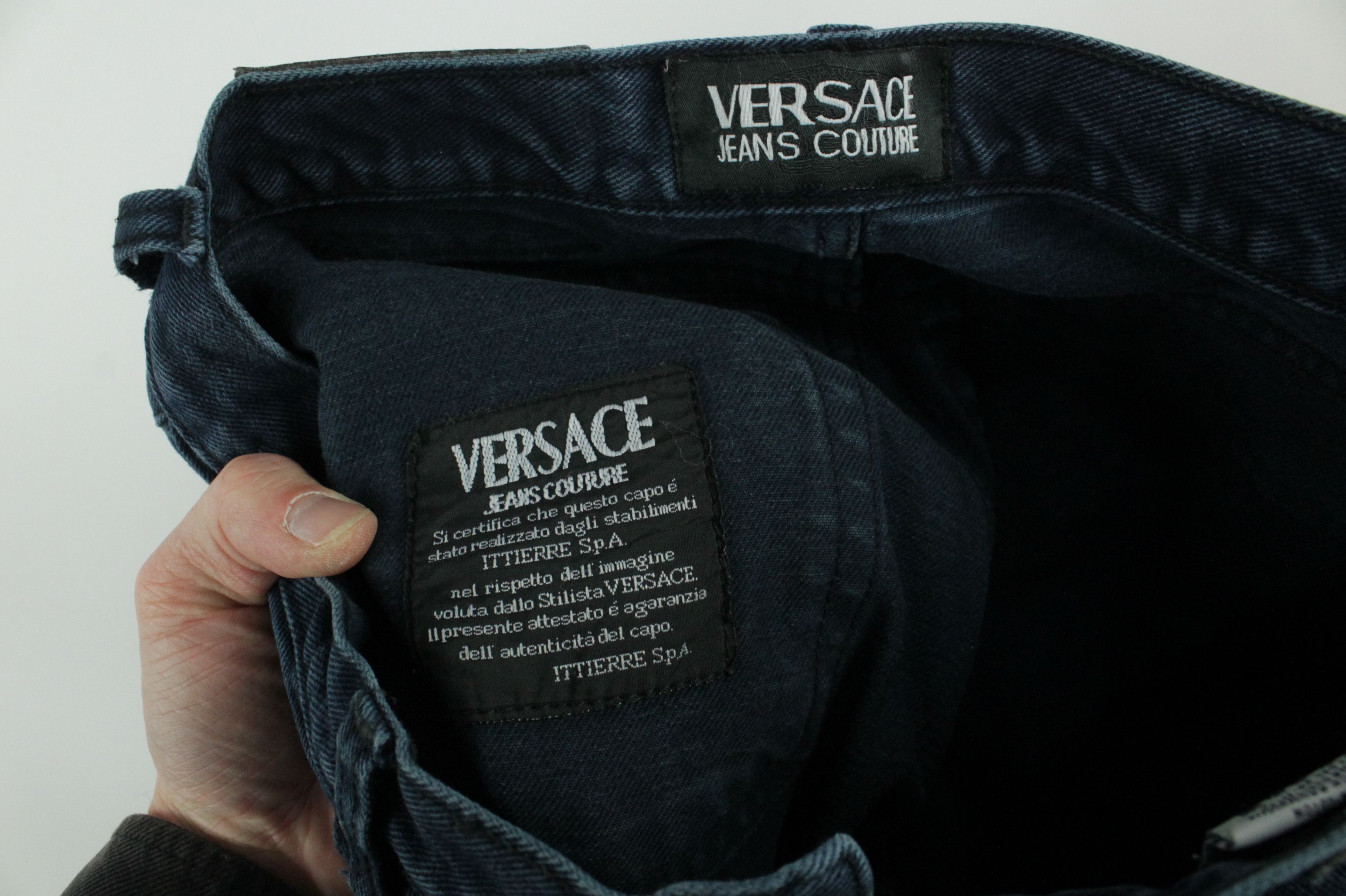 Versace Jeans Couture Vintage Versace Jeans Couture Blue Denim Jeans Size US 29 - 9 Thumbnail