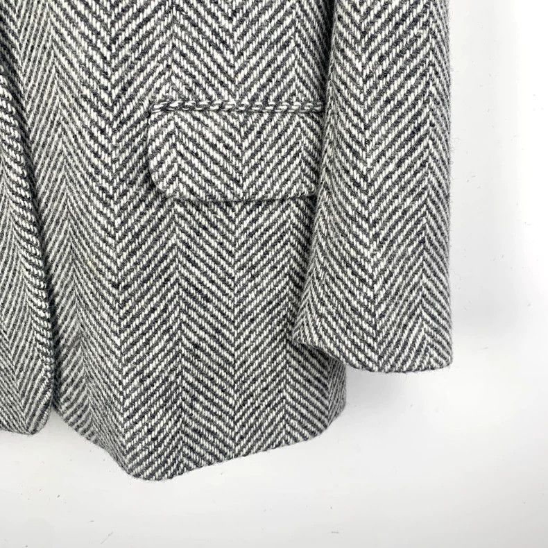 Gucci Gucci Black and white striped wool V-neck suit jacket 2502- Size US M / EU 48-50 / 2 - 4 Thumbnail