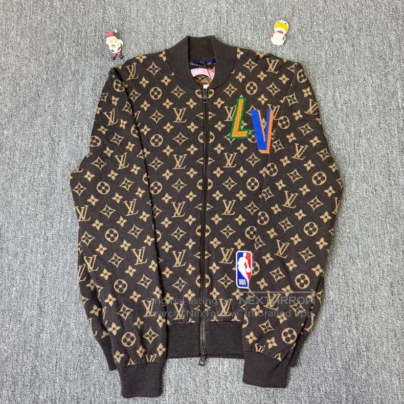 Louis Vuitton Louis Vuitton NBA Classic Brown Full Logo Knit Rib Tunic J Size US L / EU 52-54 / 3 - 1 Thumbnail