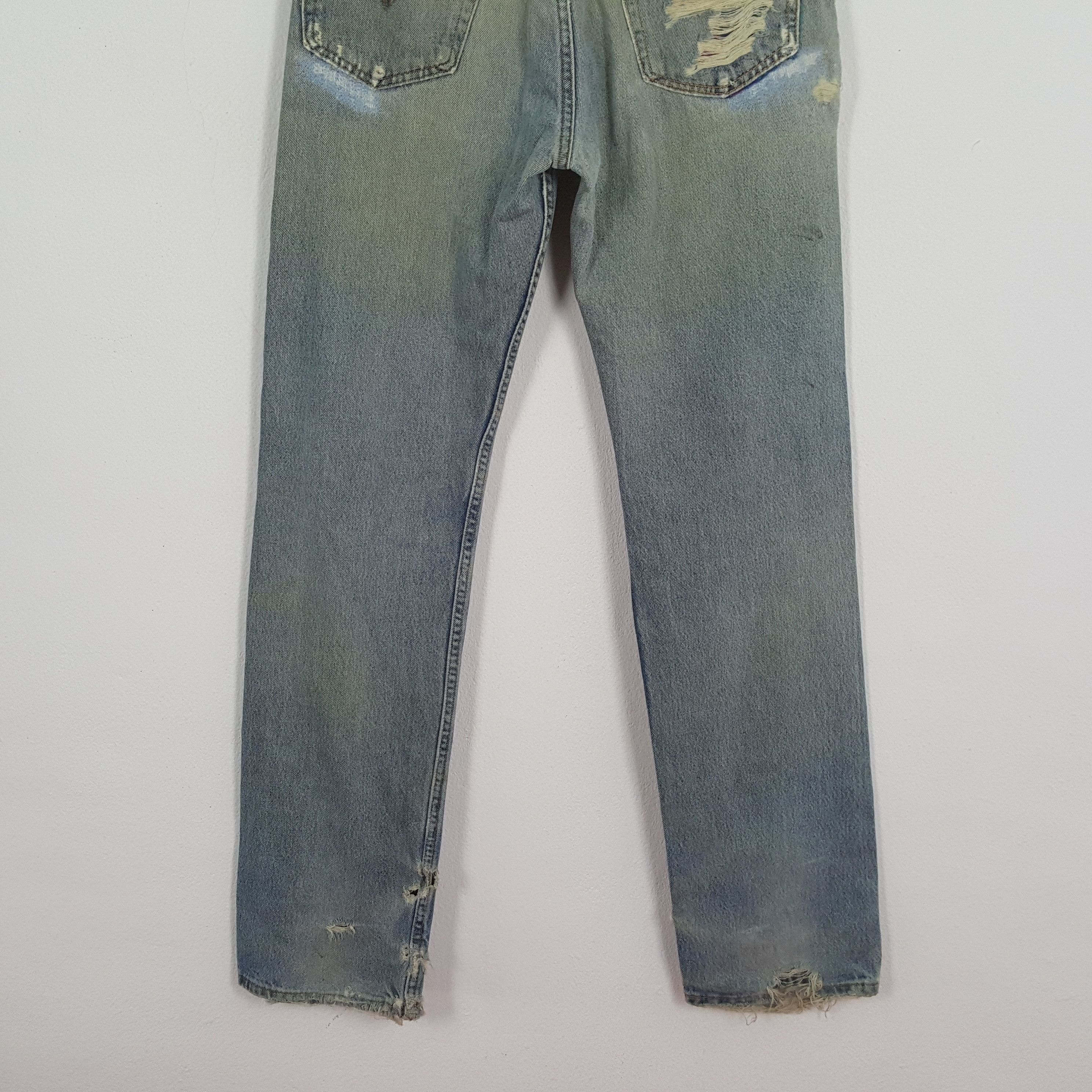 Levi's × Levi's Vintage Clothing × Vintage Vintage LEVI'S Kurt Cobain Distressed Style Jeans Size US 32 / EU 48 - 6 Thumbnail