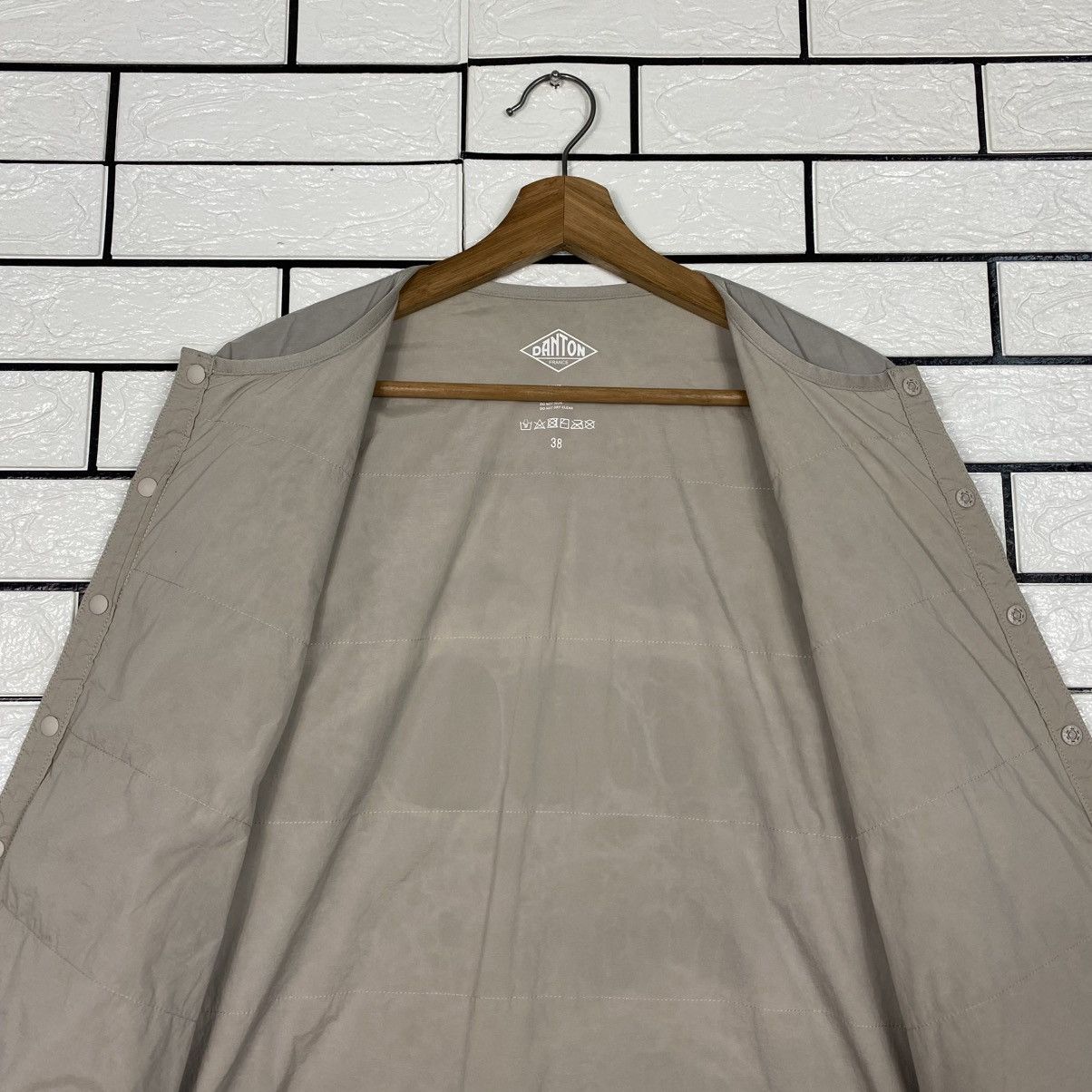 Japanese Brand Vintage Snap Button Bomber Jacket Danton Size US M / EU 48-50 / 2 - 15 Thumbnail