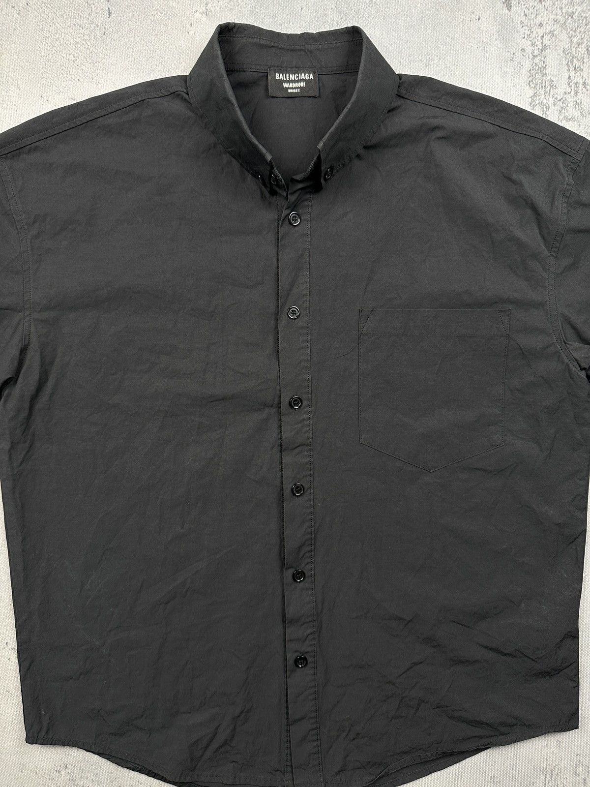 Balenciaga Balenciaga Tape Type Logo Shirt Black Lux Runway Oversized Size US M / EU 48-50 / 2 - 11 Thumbnail