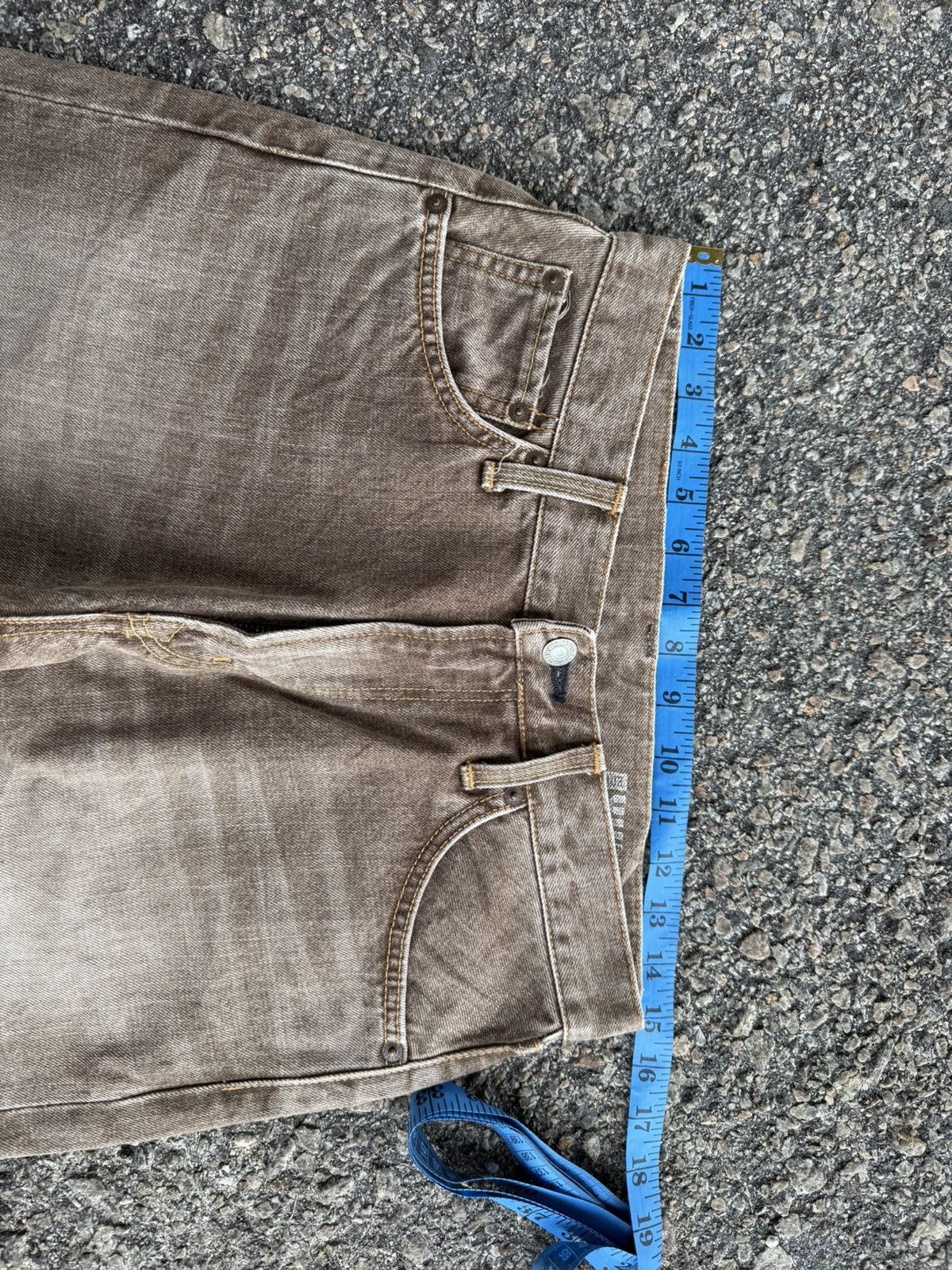 Edwin × Jean × Vintage VINTAGE EDWIN BROWN FADED JEAN DENIM PANTS Size US 30 / EU 46 - 6 Thumbnail