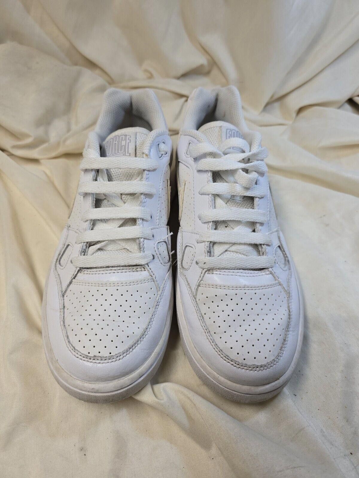 Nike Nike Women’s Son of Force Low White Leather Trainer Size 9.5 Size US 9.5 / IT 39.5 - 2 Thumbnail