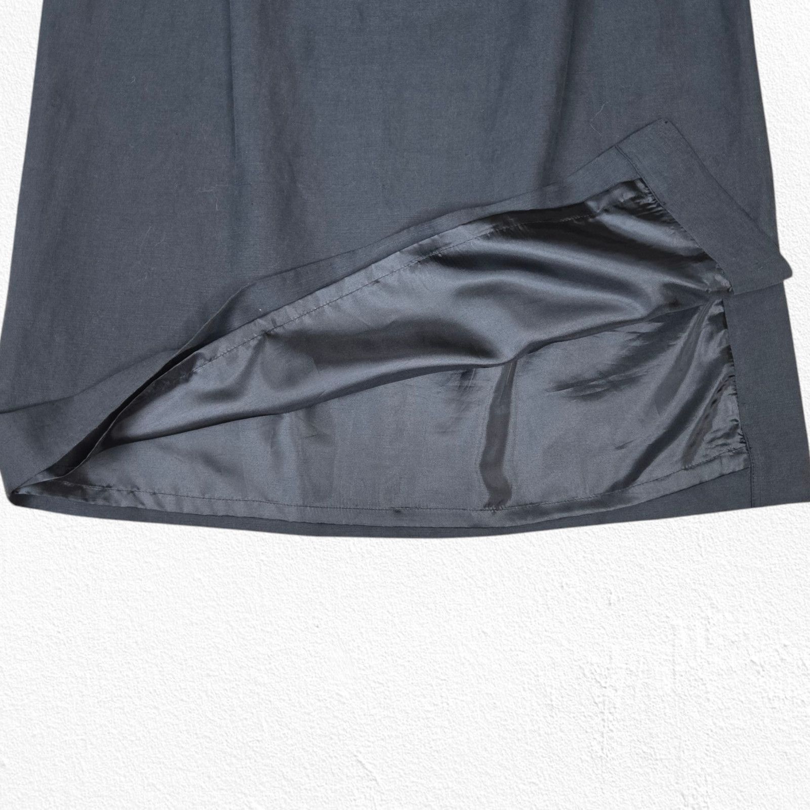 Pendleton Y2K Pendleton Gray Silk Linen Classic Midi Skirt Size 14 Size 36" / US 14 / IT 50 - 7 Thumbnail