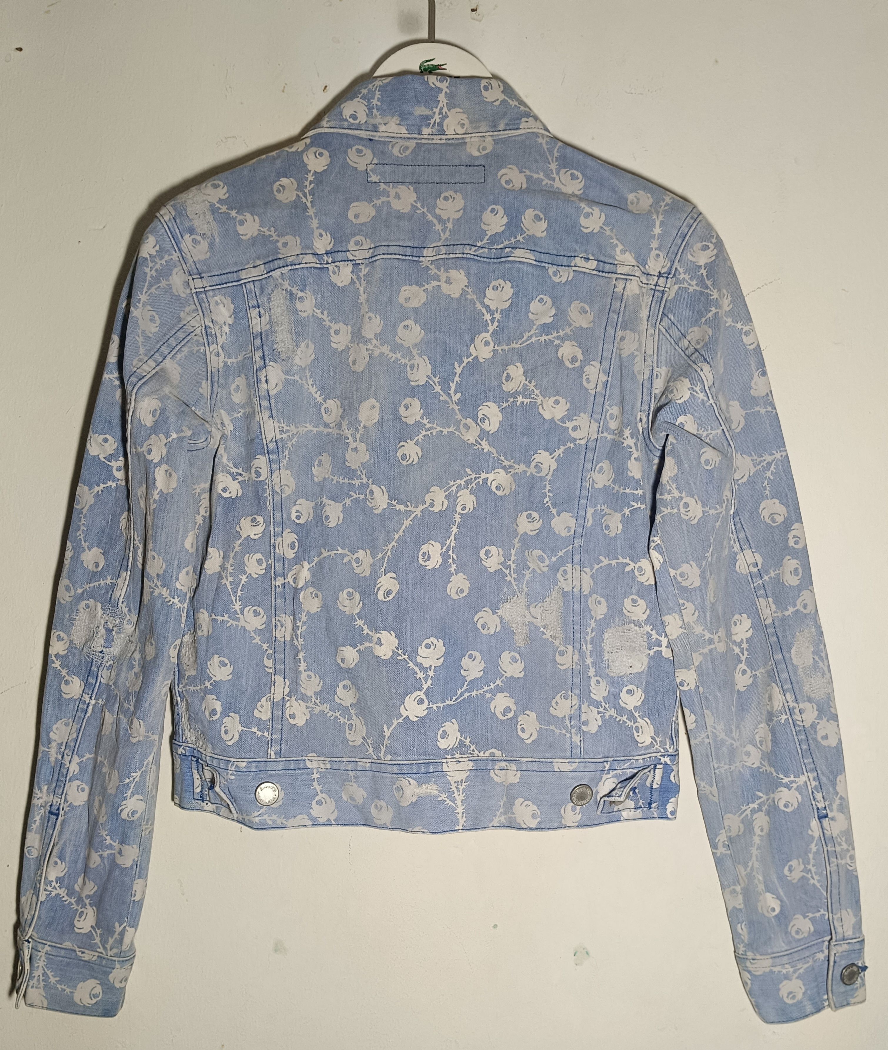 Ralph Lauren Ralph Lauren Distressed Trucker Jacket Size US XS / EU 42 / 0 - 10 Thumbnail