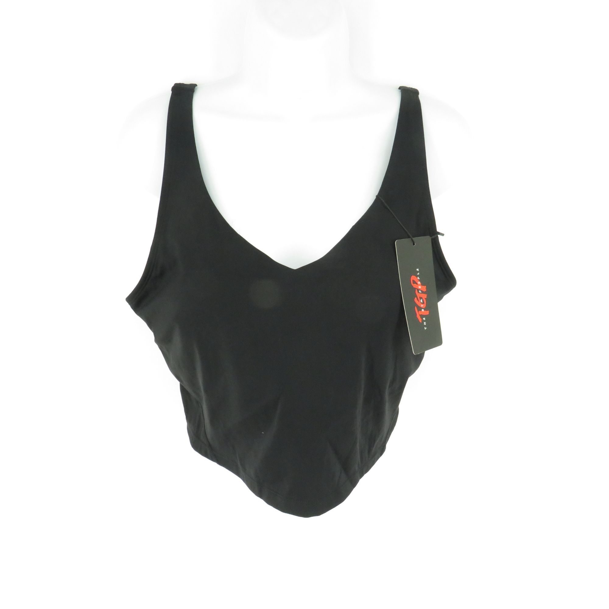 Other The Gym People Black Sleeveless Crop Top Large NWT Size L / US 10 / IT 46 - 1 Thumbnail