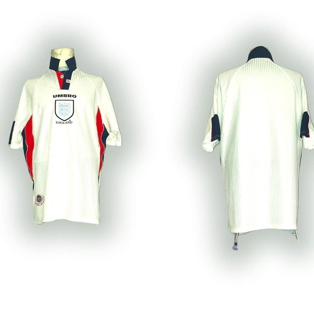 Umbro England 1994 1995 Euro Home Shirt Jersey Size US XL / EU 56 / 4 - 3 Thumbnail