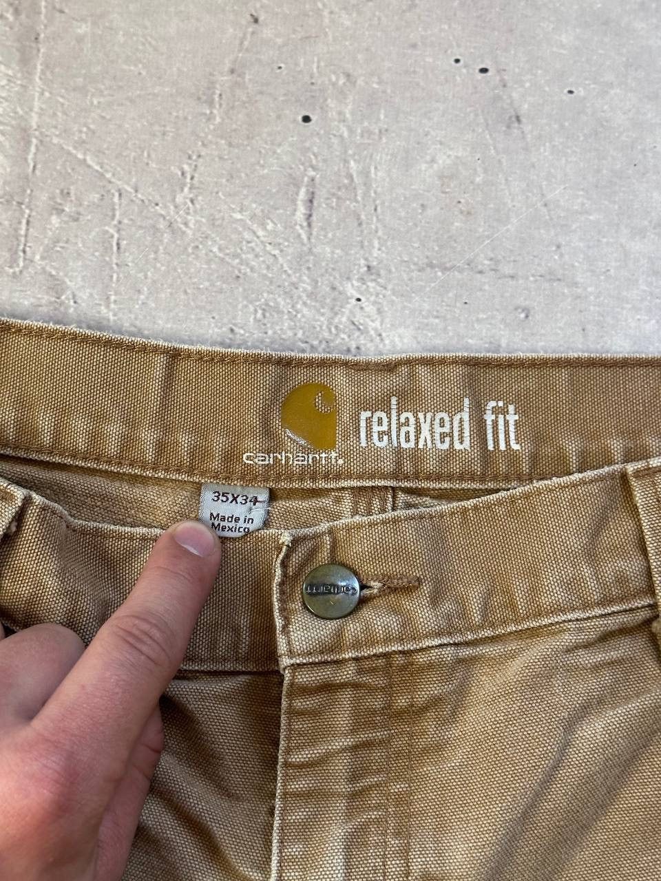 Carhartt × Vintage Carhartt Vintage Baggy Fit Faded Jeans Size US 34 / EU 50 - 11 Thumbnail