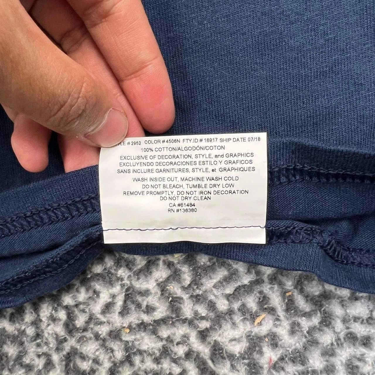 Other Memphis Grizzlies Shirt Men Blue Short Sleeve Crew Neck L Size US L / EU 52-54 / 3 - 3 Thumbnail