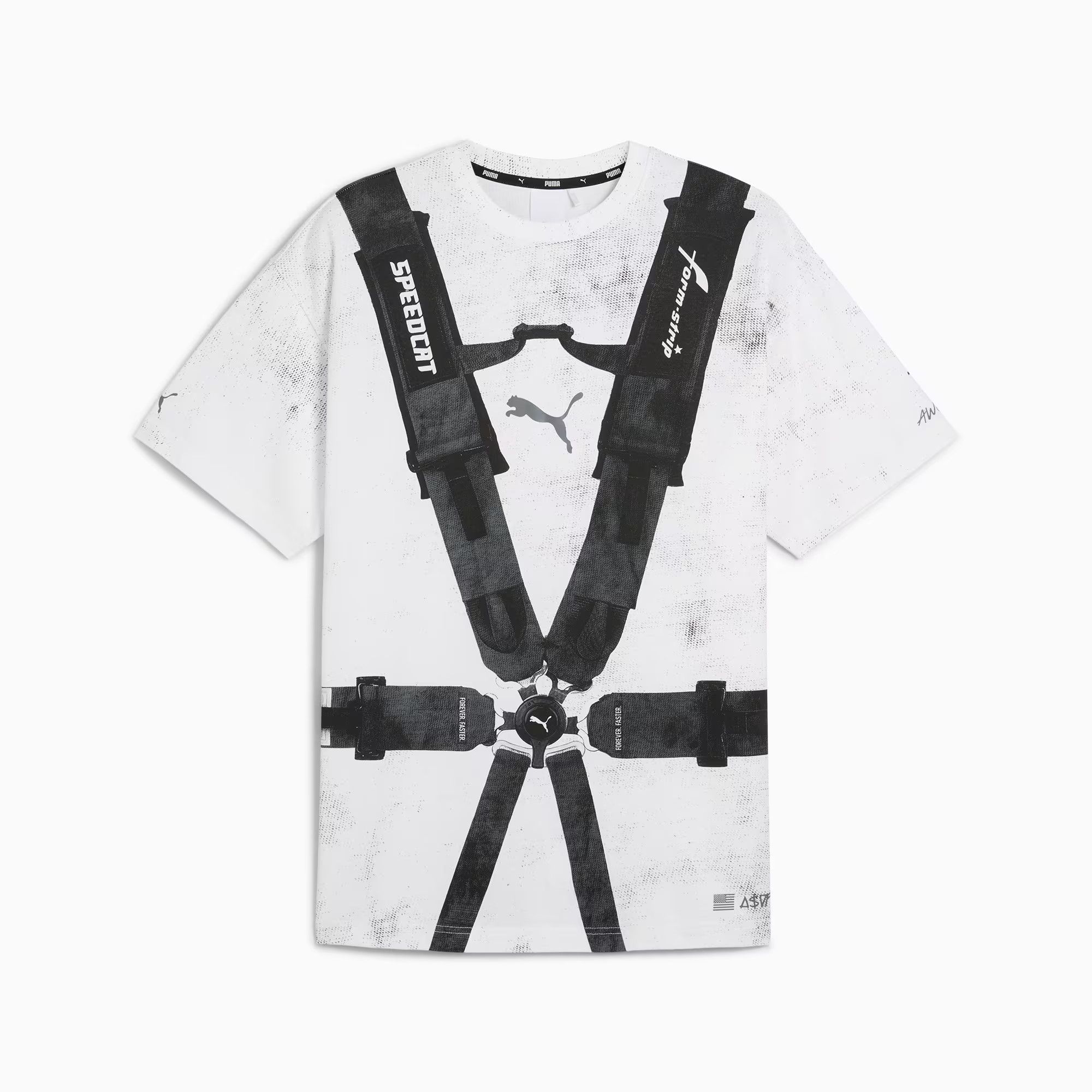 Puma o1tko10825 Seatbelt T-Shirt in White/Black Size US S / EU 44-46 / 1 - 1 Thumbnail