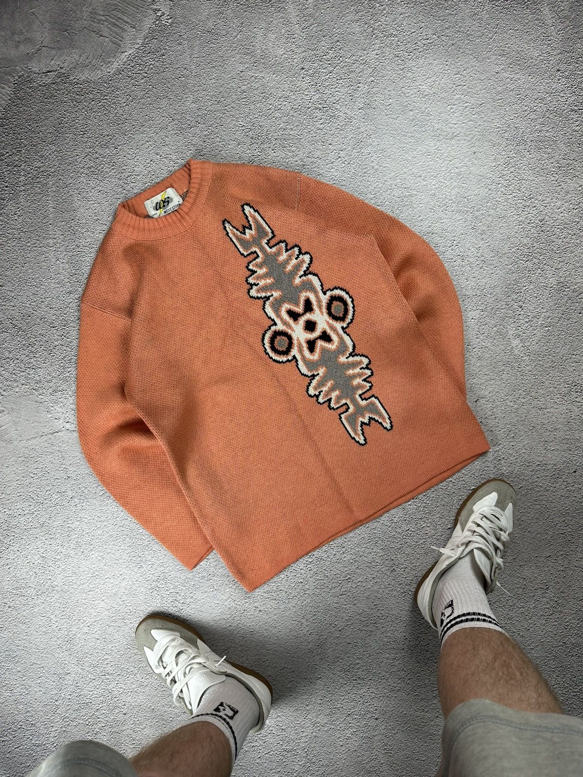 Japanese Brand Vintage Knitwear Japan Ribbed Sweater 90s Abstract Graphic Size US XL / EU 56 / 4 - 3 Thumbnail