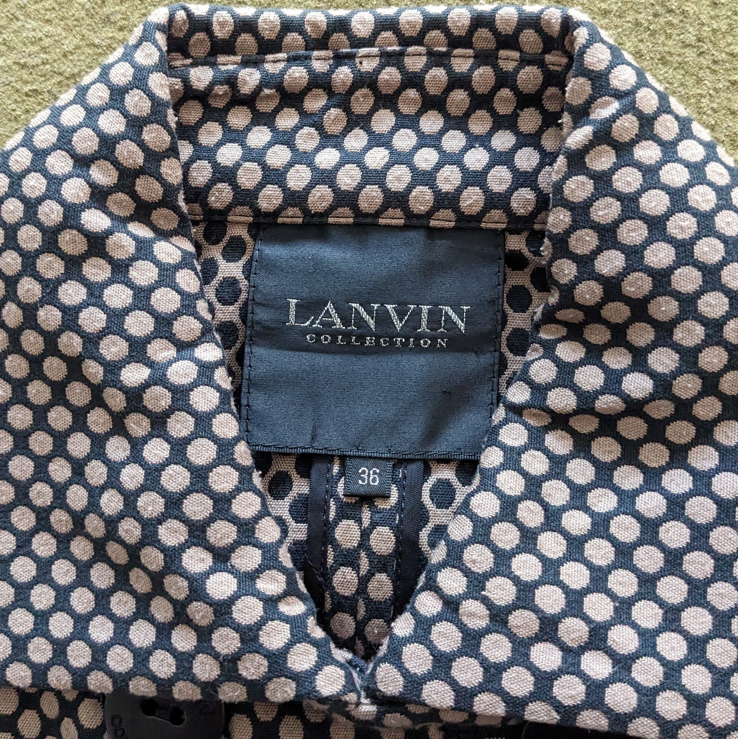 Lanvin Vintage LANVIN COLLECTION Fashion Designer Blazer Size US XS / EU 42 / 0 - 7 Thumbnail