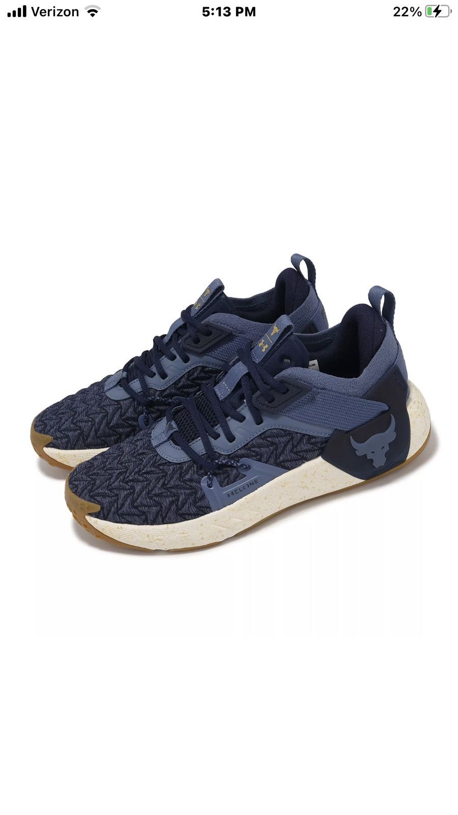 image of Under Armour Project Rock 6 Ua Blue Gum Men Cross Training Shoes (Size 11)