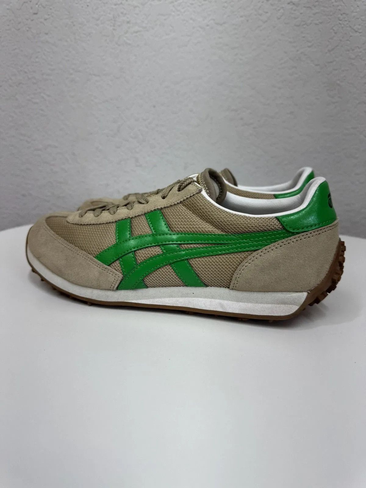 Vintage Onitsuka Tiger Beige Vintage Leather Sneakers Y2K Size US 7 / EU 40 - 7 Thumbnail