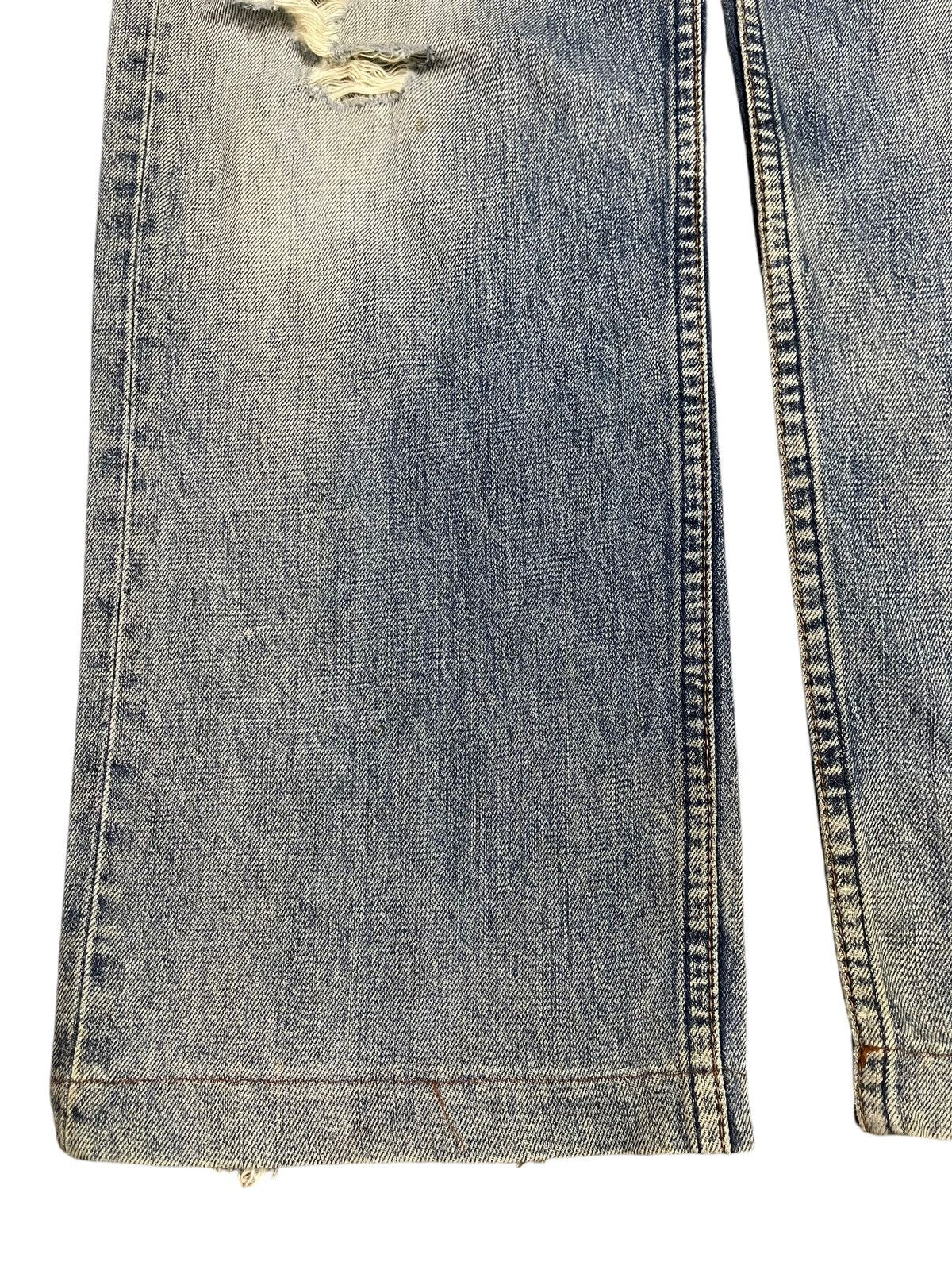 Levi's Vintage 80s Levis 503 Blue Bleached Distressed Baggy Jeans Size US 31 - 7 Thumbnail