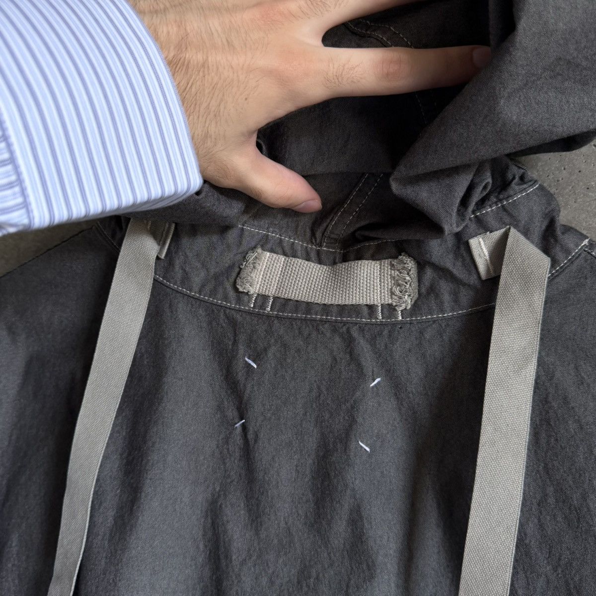 Maison Margiela Maison Margiela SS25 Denim Bondage Anorak Jacket Size US L / EU 52-54 / 3 - 8 Thumbnail
