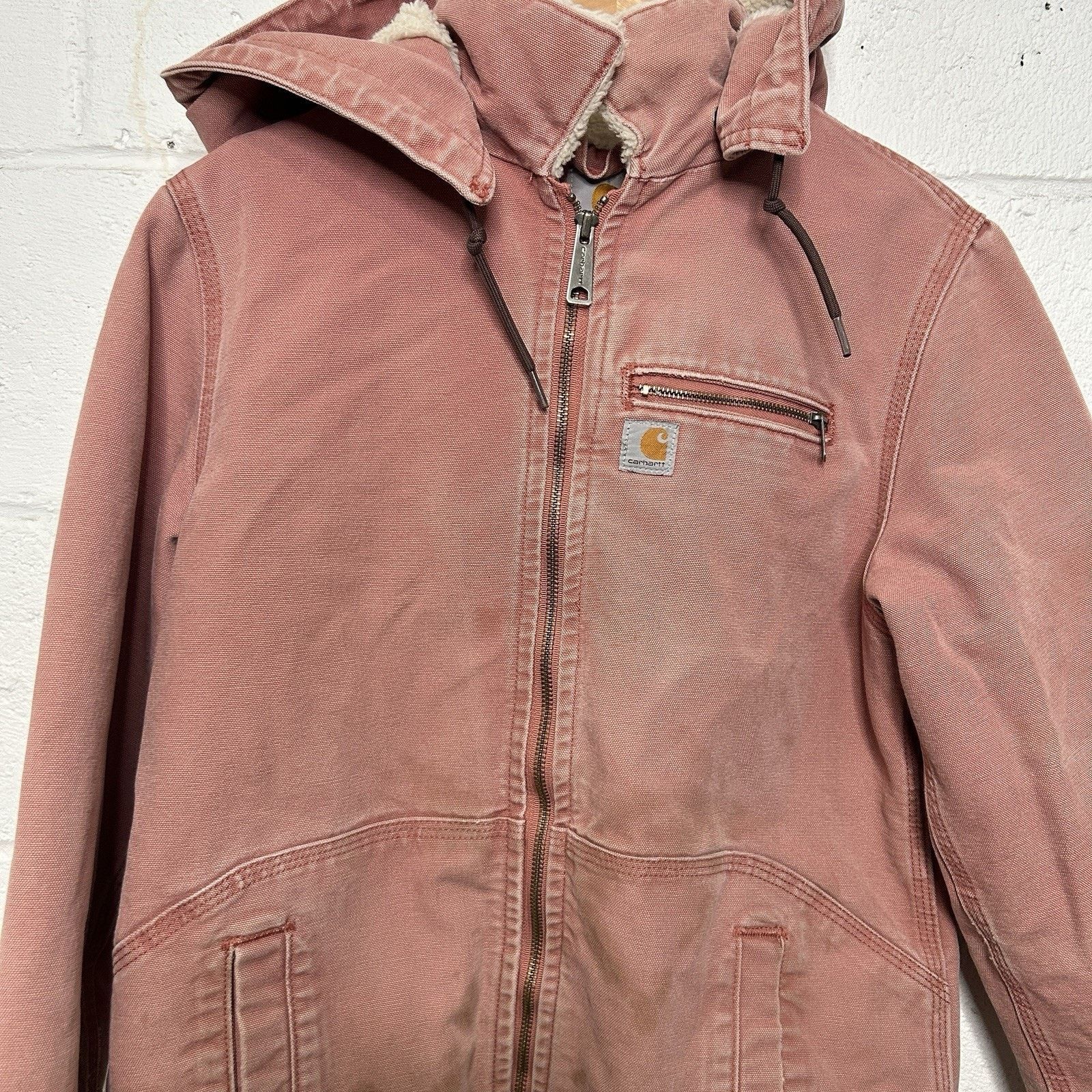 Carhartt Carhartt Sherpa-Lined Wildwood Jacket “Dried Pink Rose" Size S / US 4 / IT 40 - 3 Thumbnail