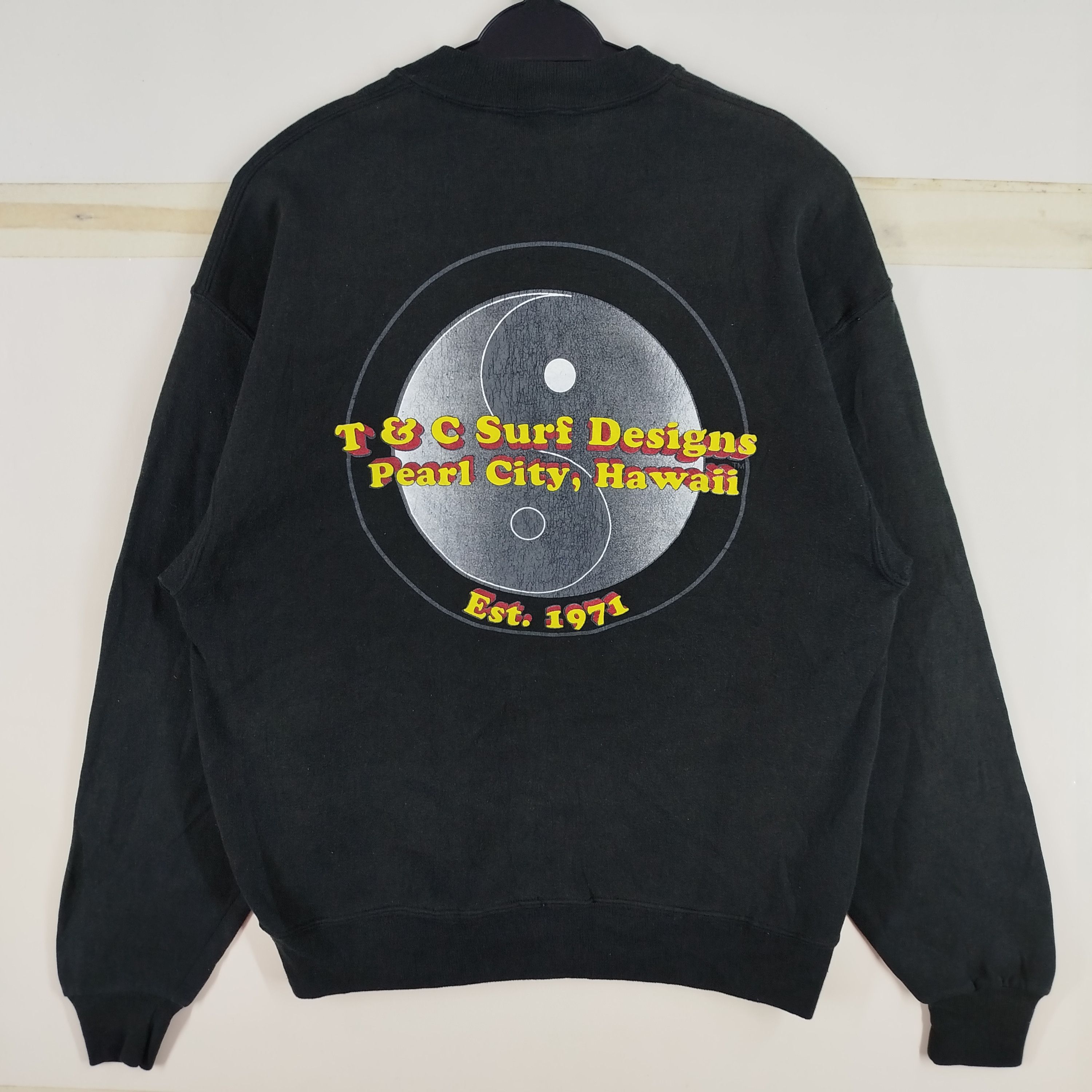 Vintage Vintage T&C Surf Designs Pearl City Hawaii Backhit Ying Yang Size US M / EU 48-50 / 2 - 1 Thumbnail